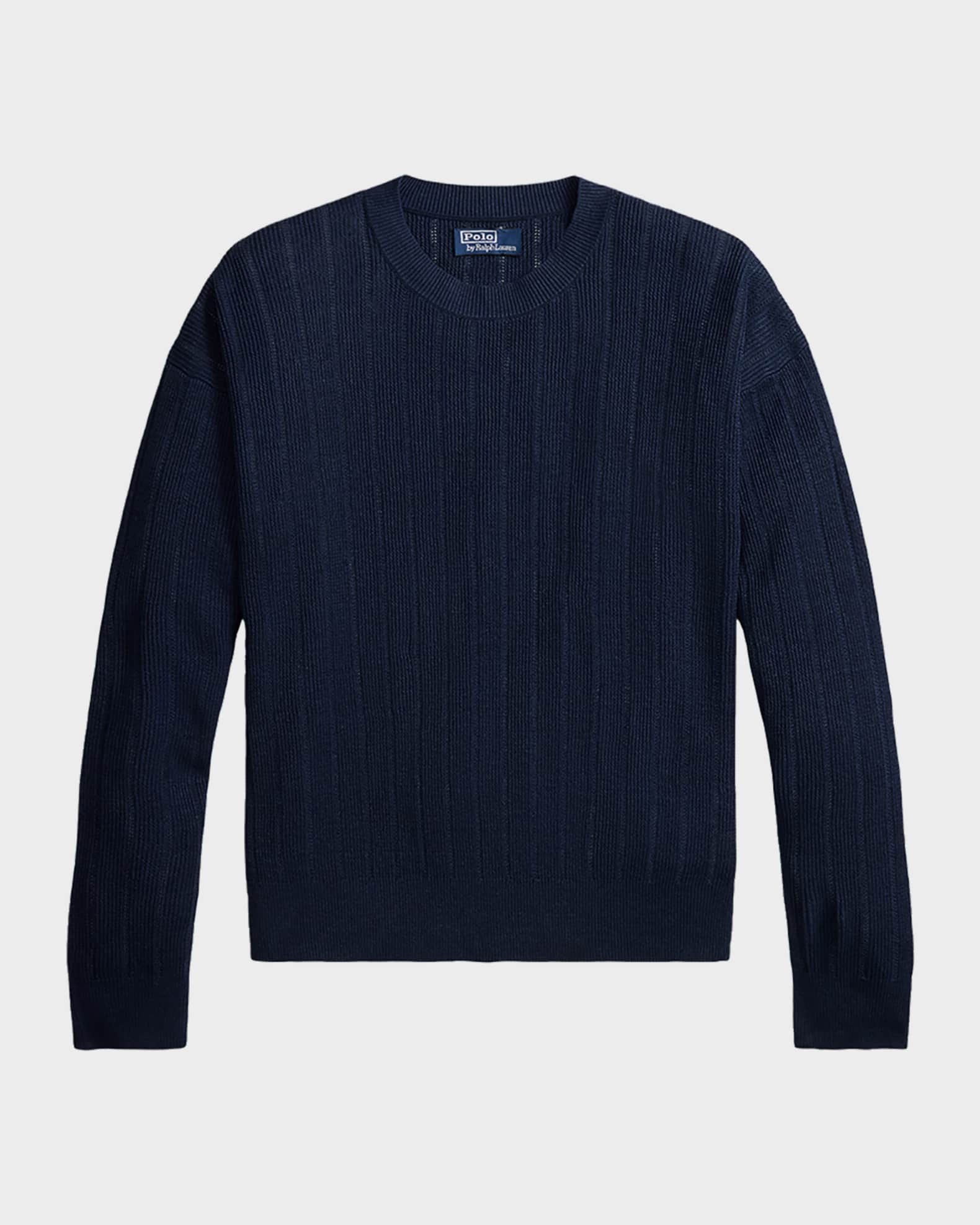 Polo Ralph Lauren Men's Relaxed Fit Textured Linen Sweater