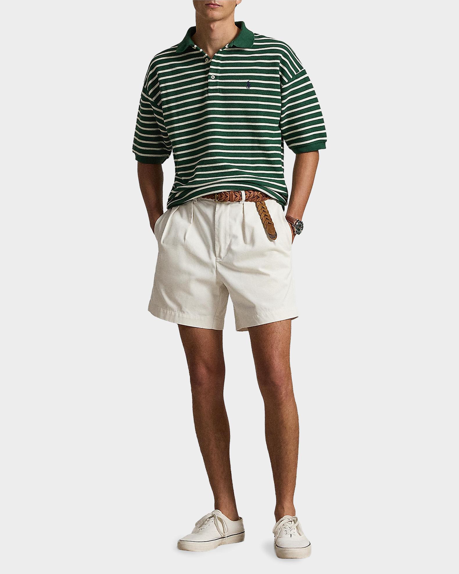 Polo Ralph Lauren Men's Relaxed Fit Stripe Textured Polo Shirt