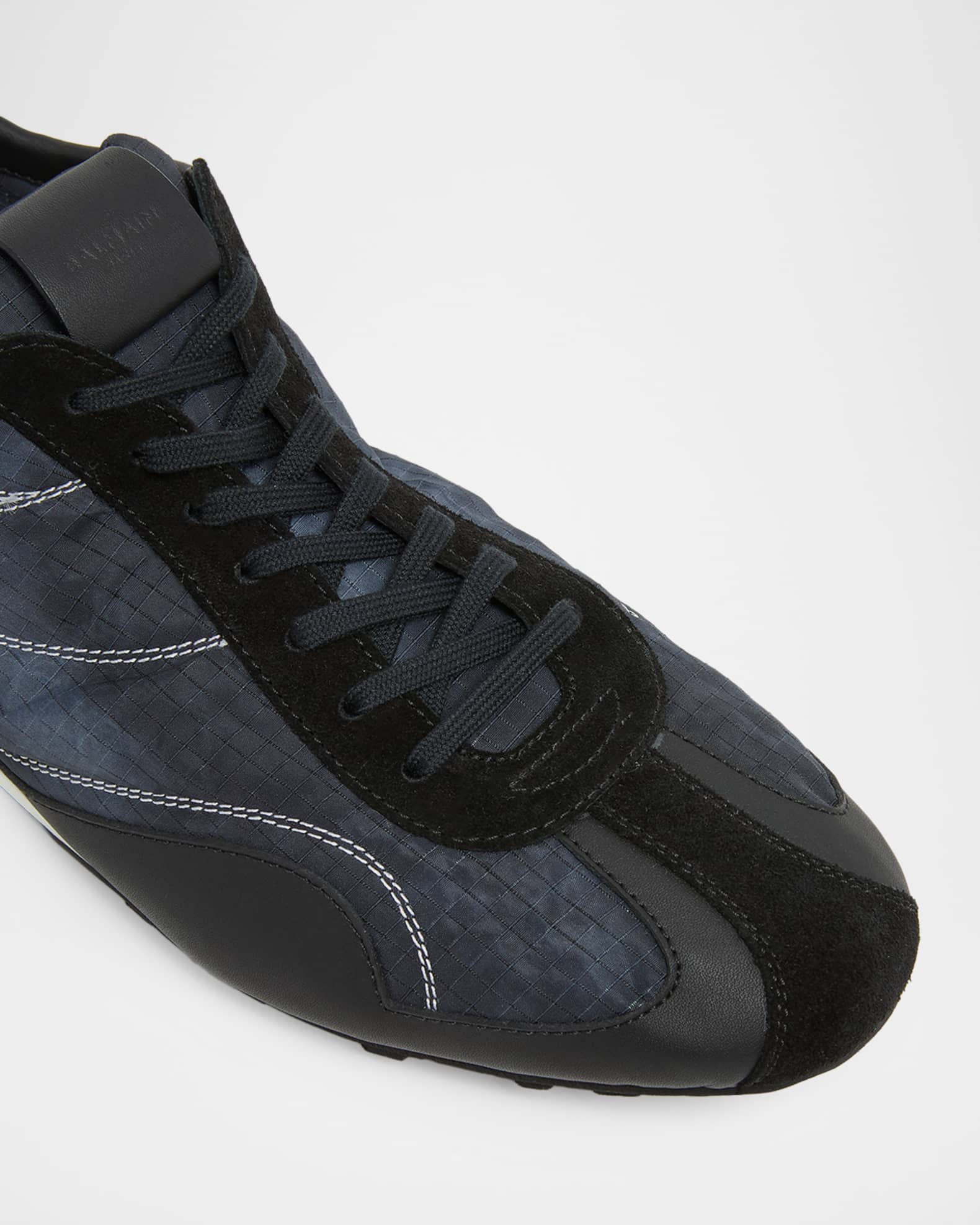 バルマン　セーブル Balmain Men's Racing Suede and Textile Low-Top Sneakers | Neiman