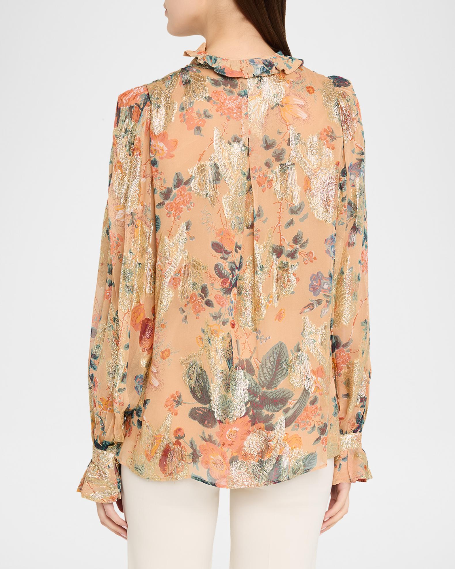 Kobi Halperin Josie Pussybow Floral Blouse | Neiman Marcus
