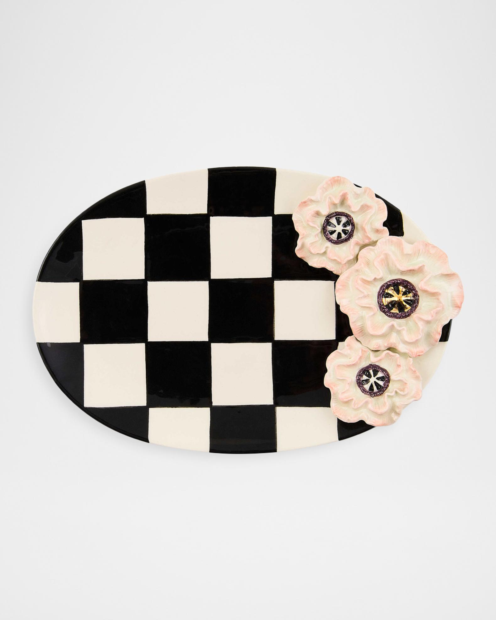 MacKenzie-Childs Blush Poppy Trinket Dish | Neiman Marcus