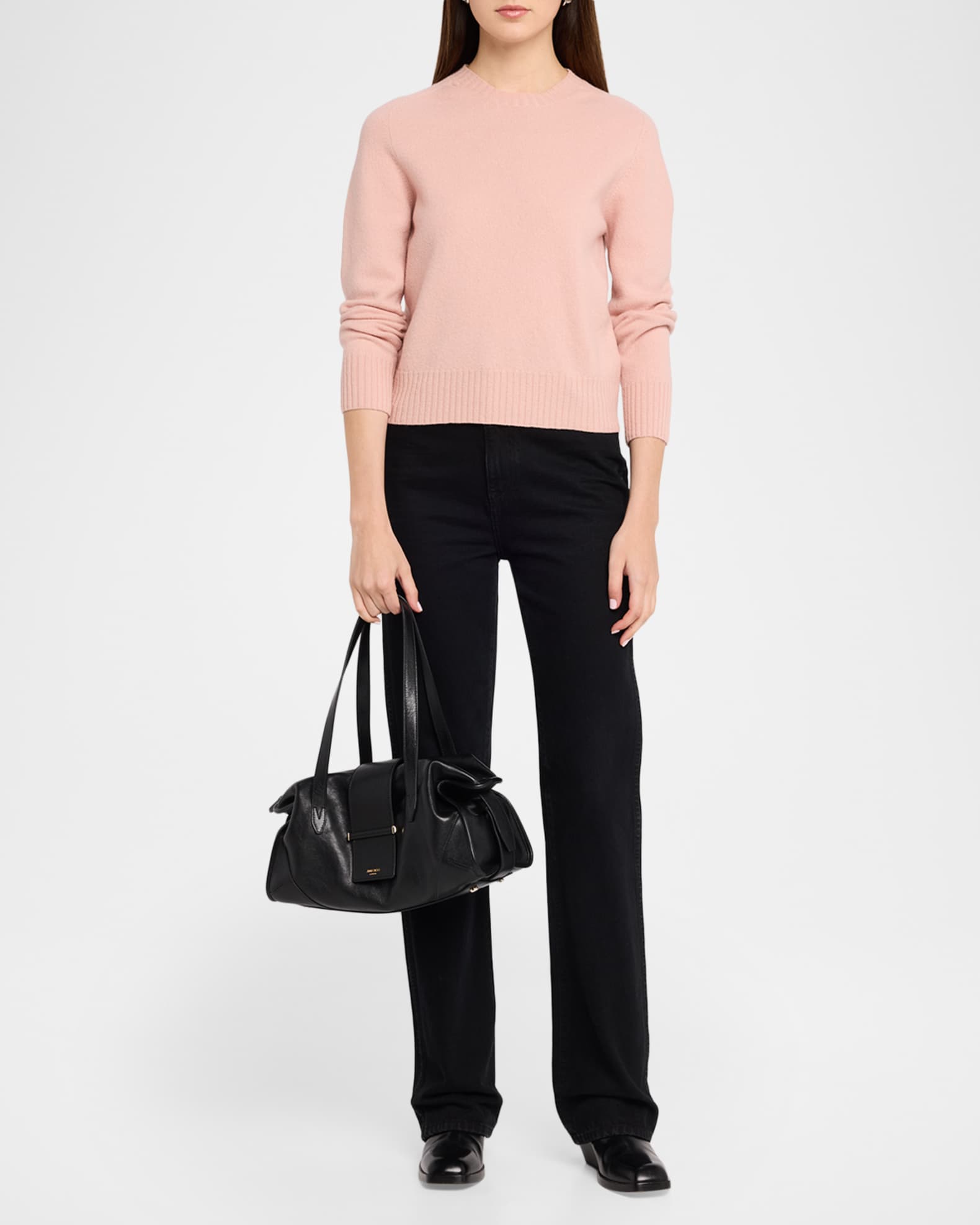 黒田坊　0319 Jimmy Choo Bar Medium Leather Holdall Bag | Neiman Marcus