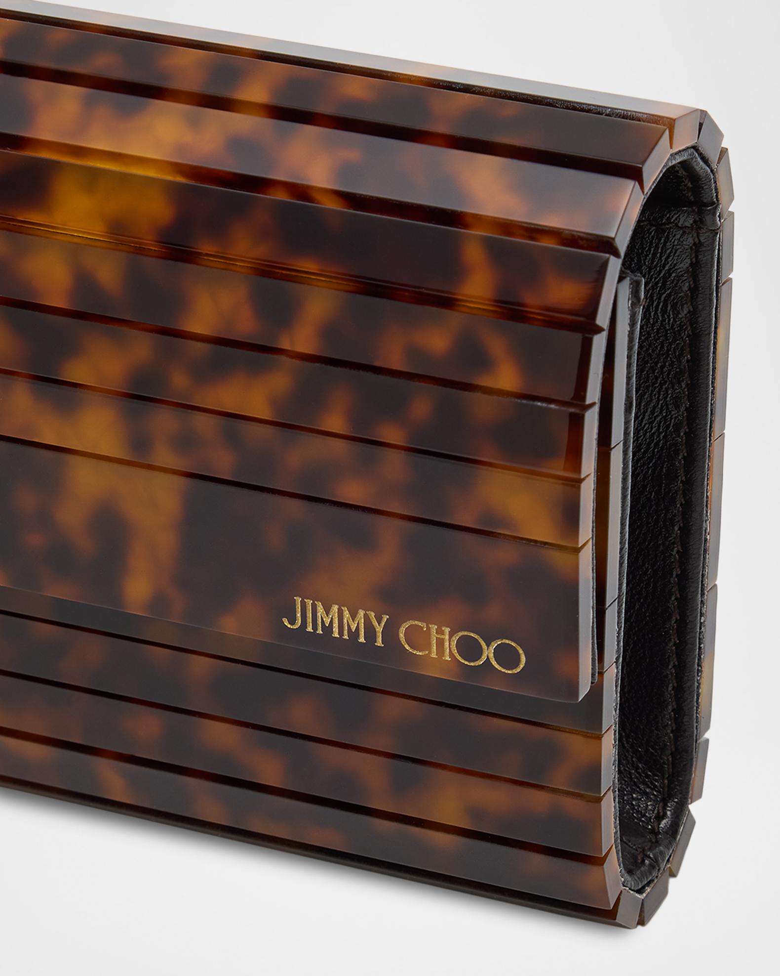 Jimmy Choo Sweetie Tortoiseshell Plexiglass Clutch Bag | Neiman Marcus