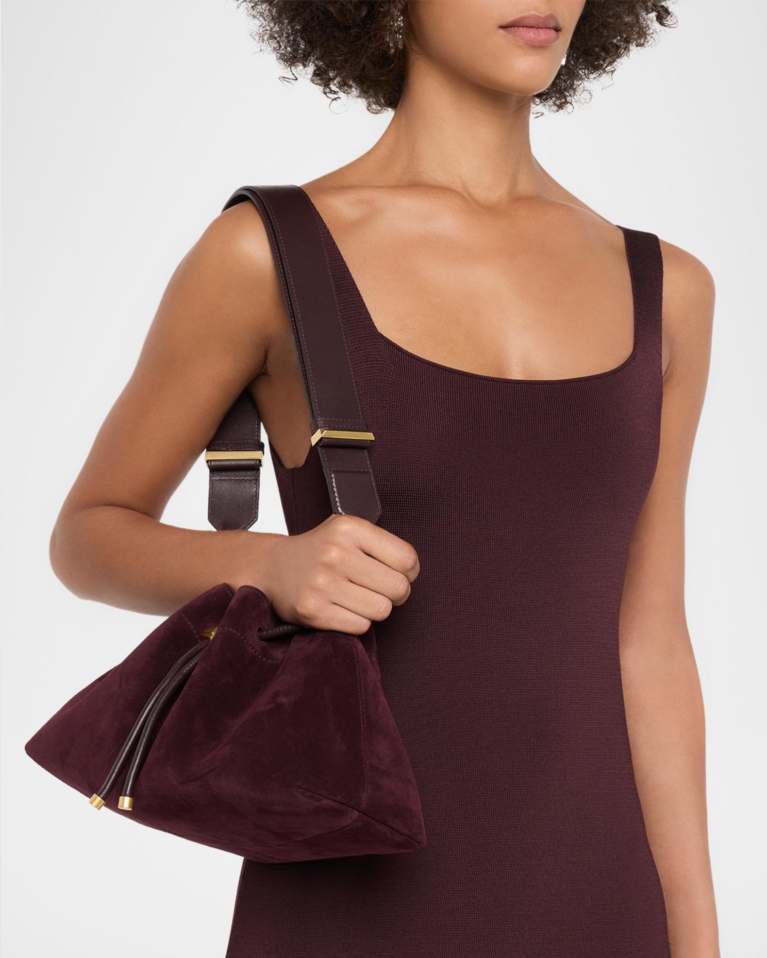 バッグ BON 30 Jimmy Choo Bon Bon Suede Shoulder Bag | Neiman Marcus