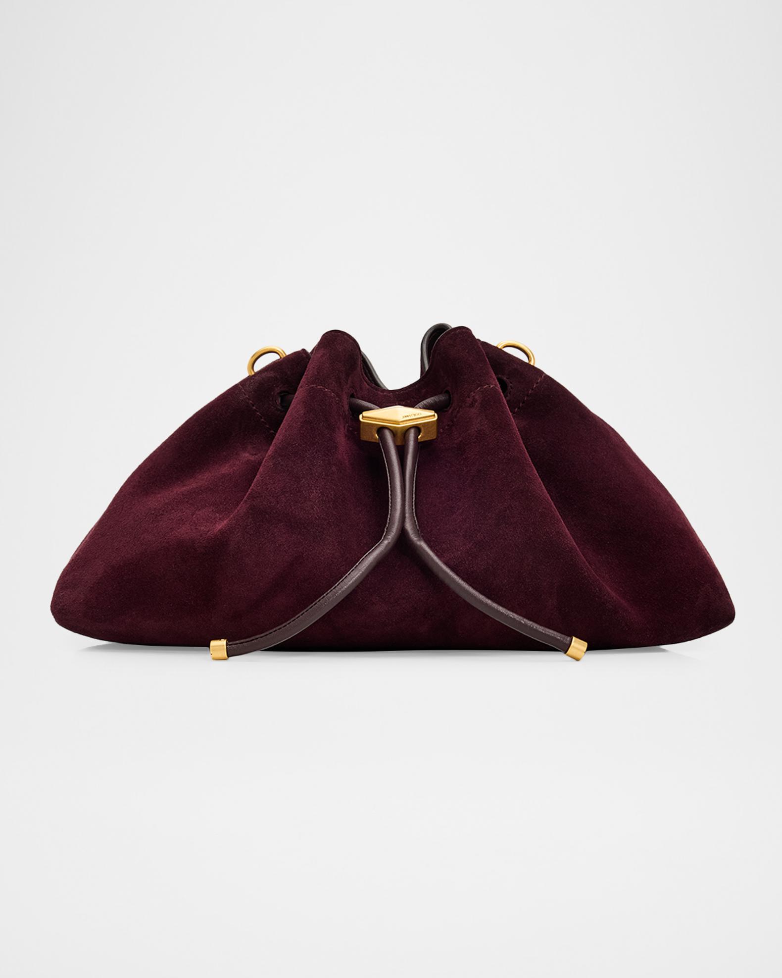 Jimmy Choo Bon Bon Suede Shoulder Bag | Neiman Marcus
