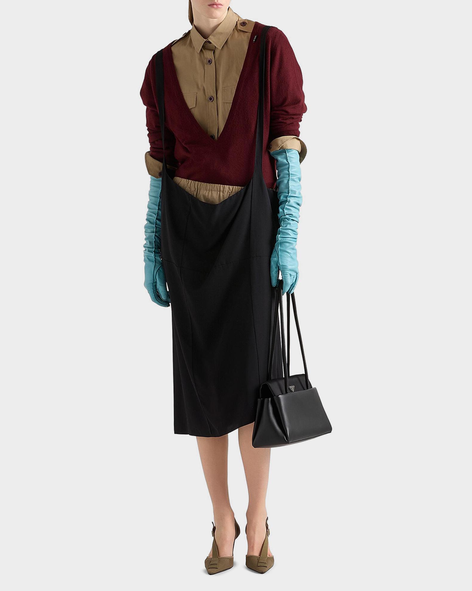 Prada Plunging V-Neck Cashmere Sweater | Neiman Marcus