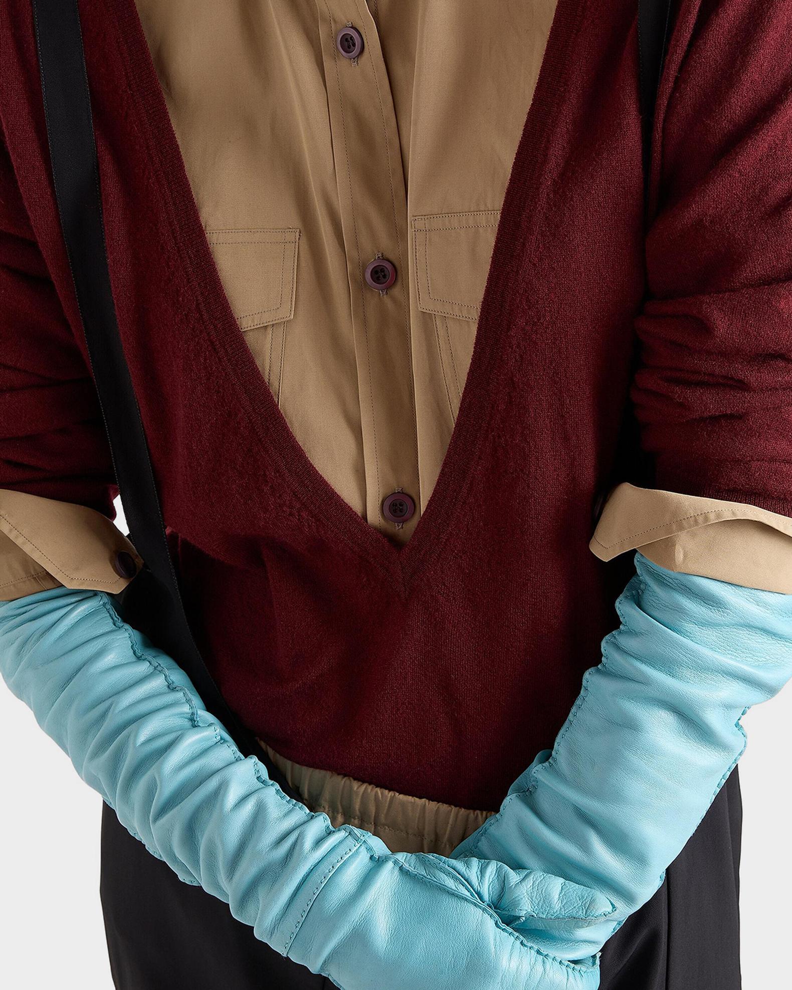 Prada Plunging V-Neck Cashmere Sweater | Neiman Marcus