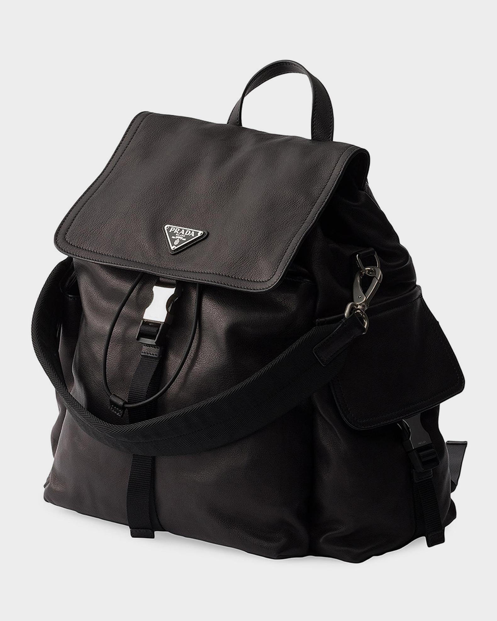 Prada Explore Leather Backpack | Neiman Marcus