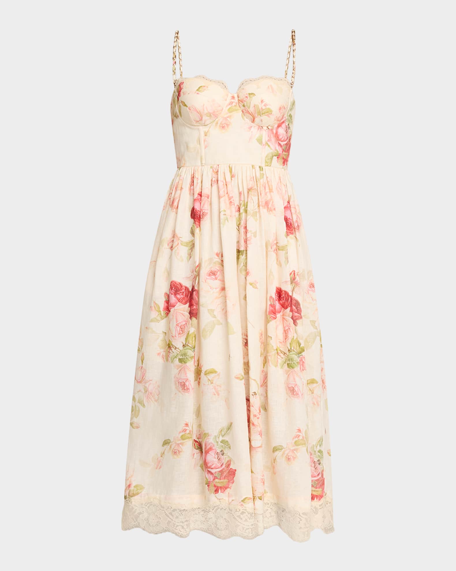 strapless open back dress Matchmaker Picnic Dress main image 1