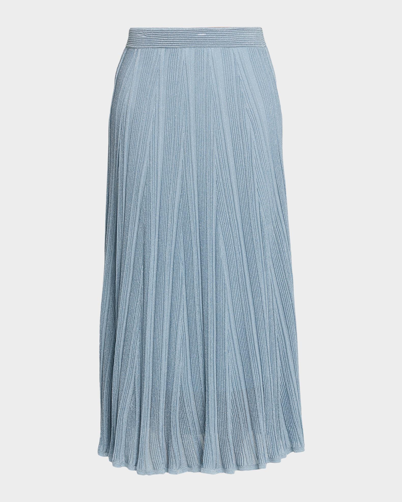 Zimmermann Aster Metallic Midi Skirt | Neiman Marcus
