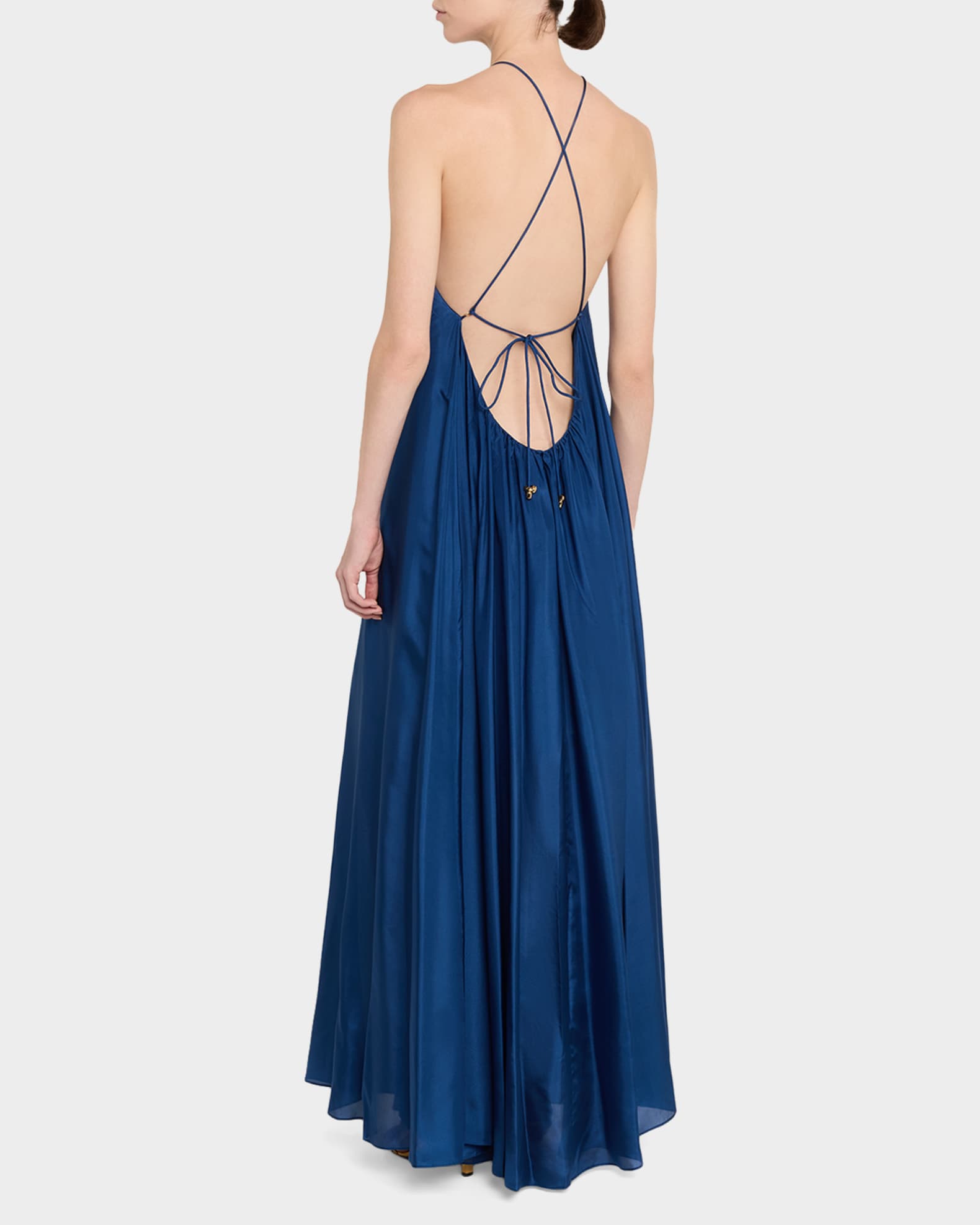 Zimmermann Aster Gathered Bead Maxi Dress