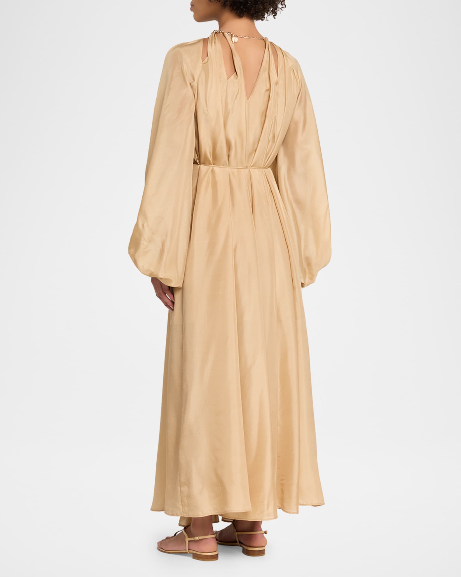 long dress for muslimah Long Sleeves Ball Gowns Flower Wedding Dresses Hijab For Muslim Arabic Women main image 1