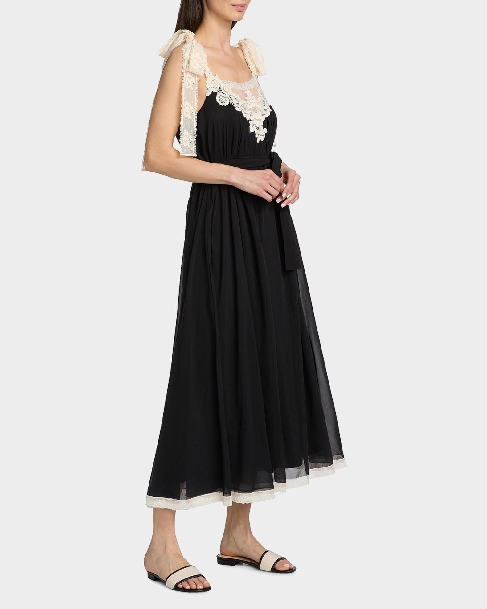 【即完売品！】Lace-Trimmed Knit Dress Set Zimmermann Roselight Lace Slip Midi Dress | Neiman Marcus