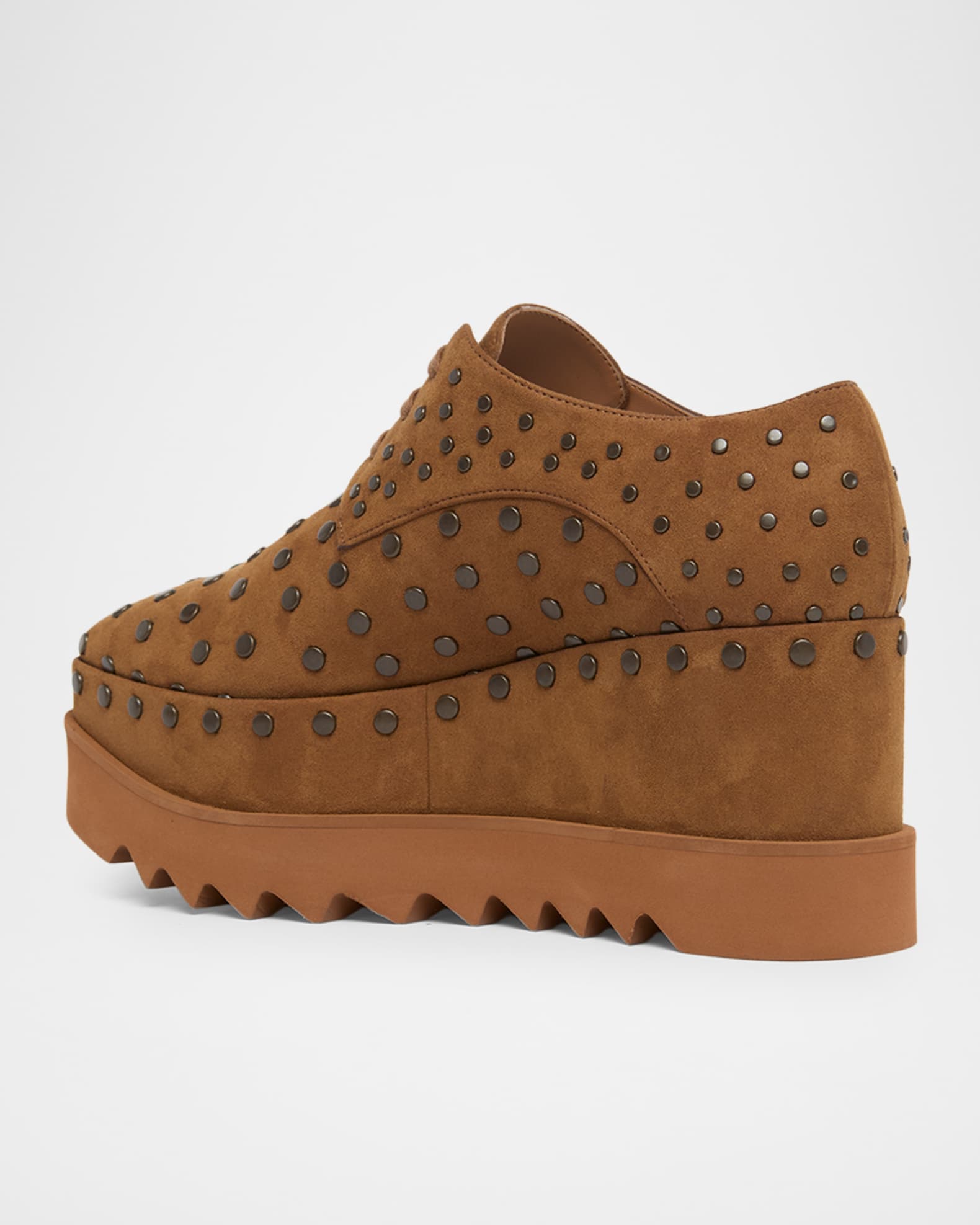STELLA McCARTNEY　プラットフォームシューズ　Elyse　スタッズ Stella McCartney 75mm Elyse Studded Platform Derbys | Neiman Marcus
