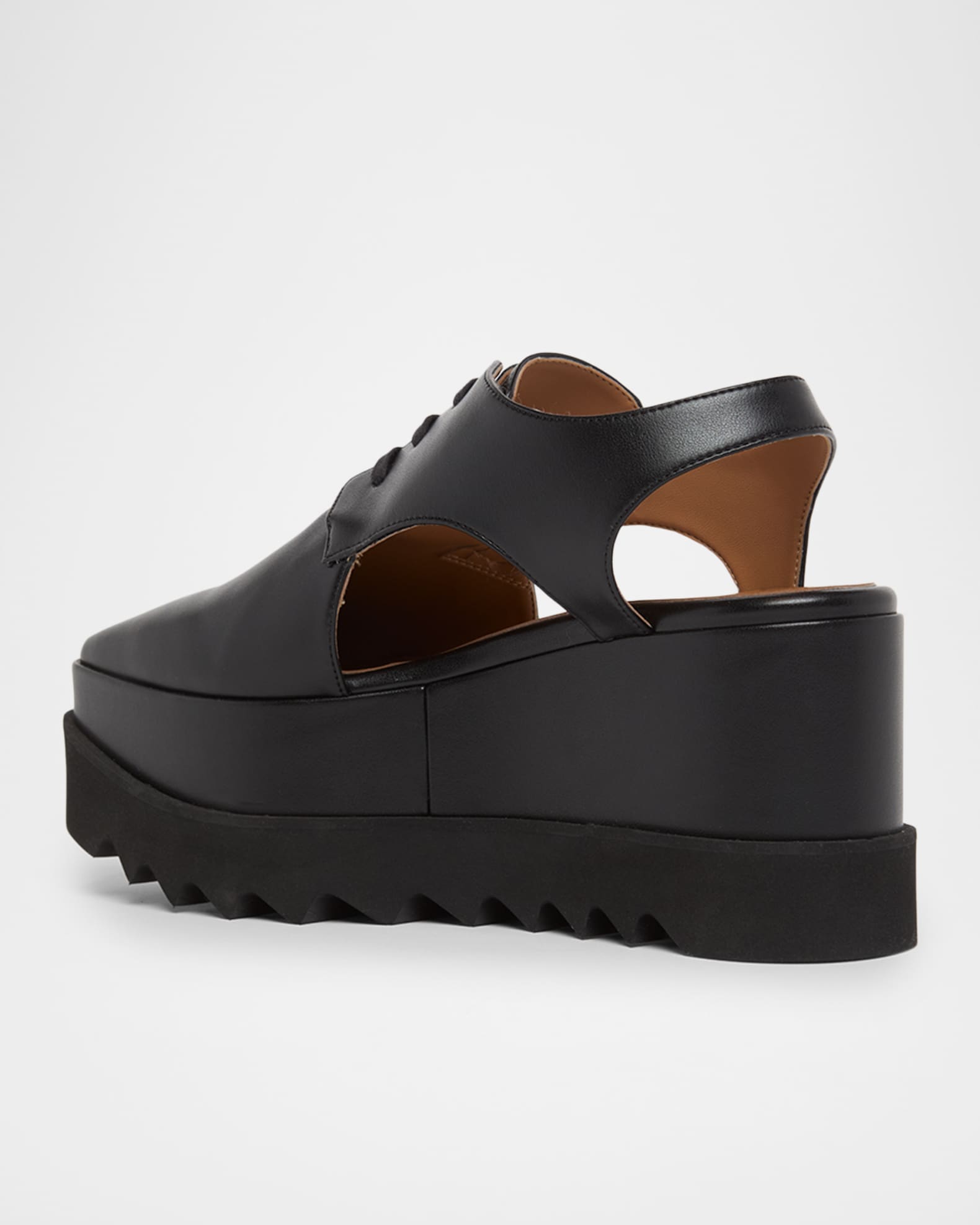 Stella McCartney 75mm Elyse Slingback Platform Sandals | Neiman Marcus