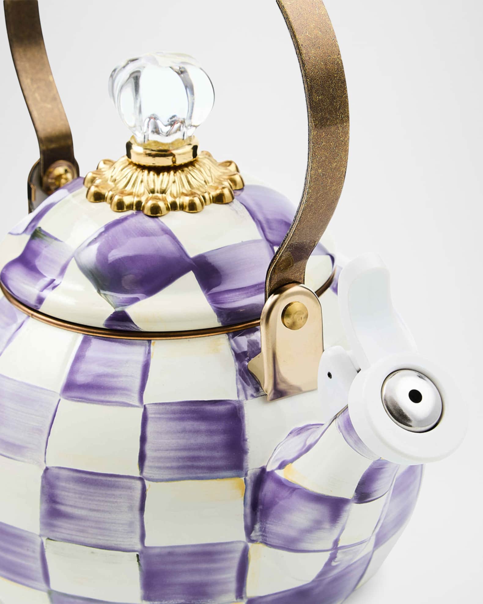 MacKenzie-Childs Check Tea Kettle