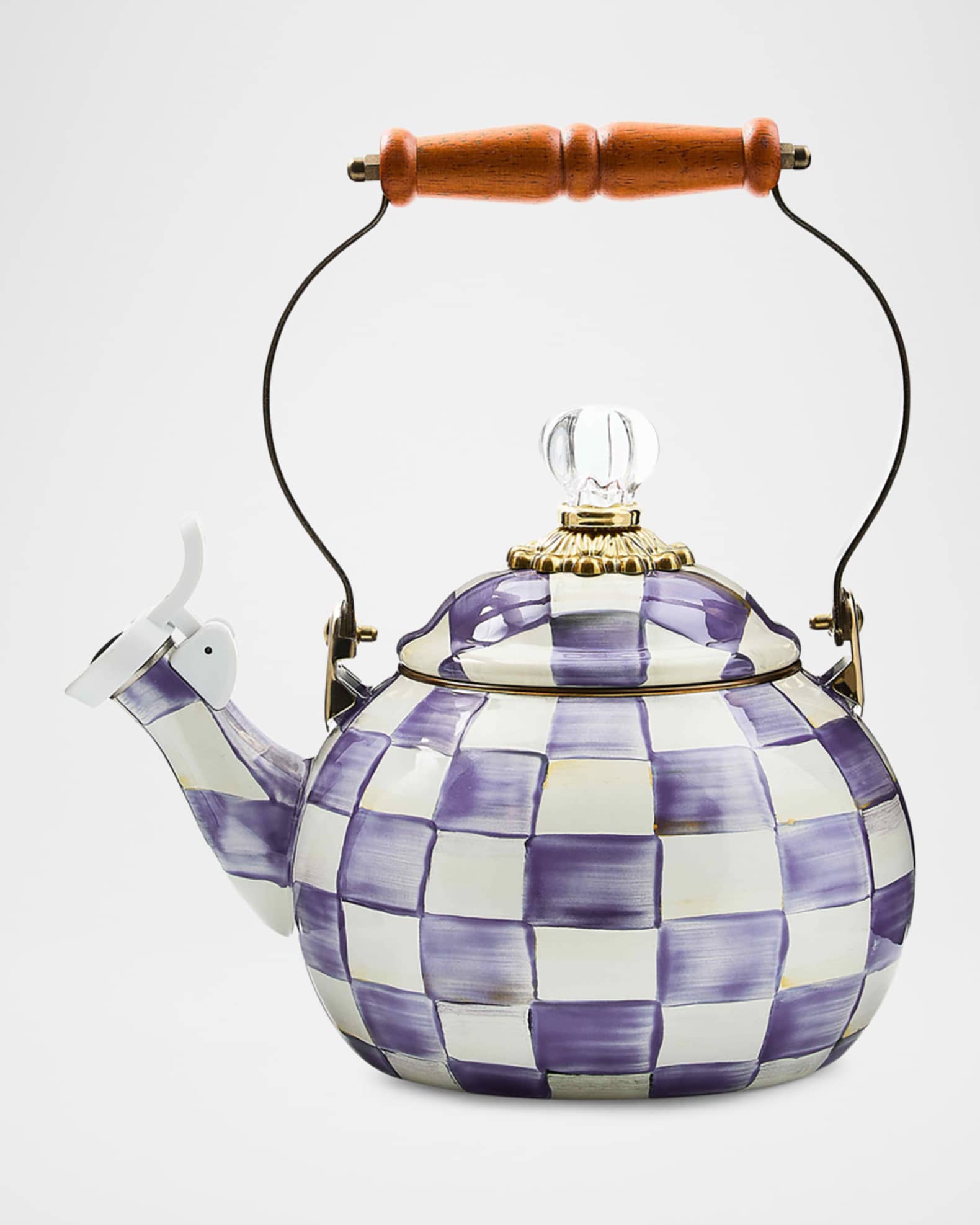 MacKenzie-Childs Check Tea Kettle - Thumbnail 2
