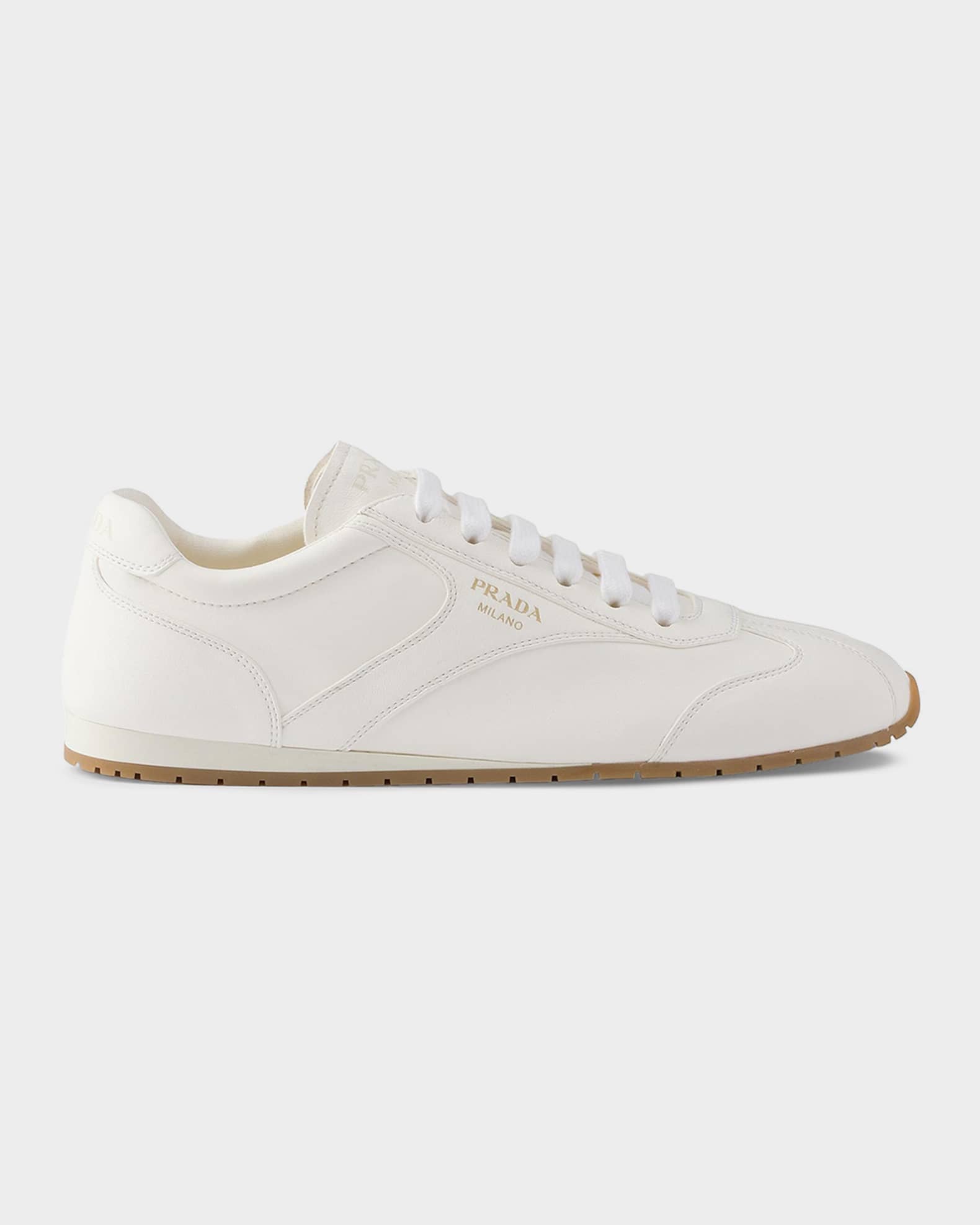 Prada Nappa Leather Sneakers | Neiman Marcus