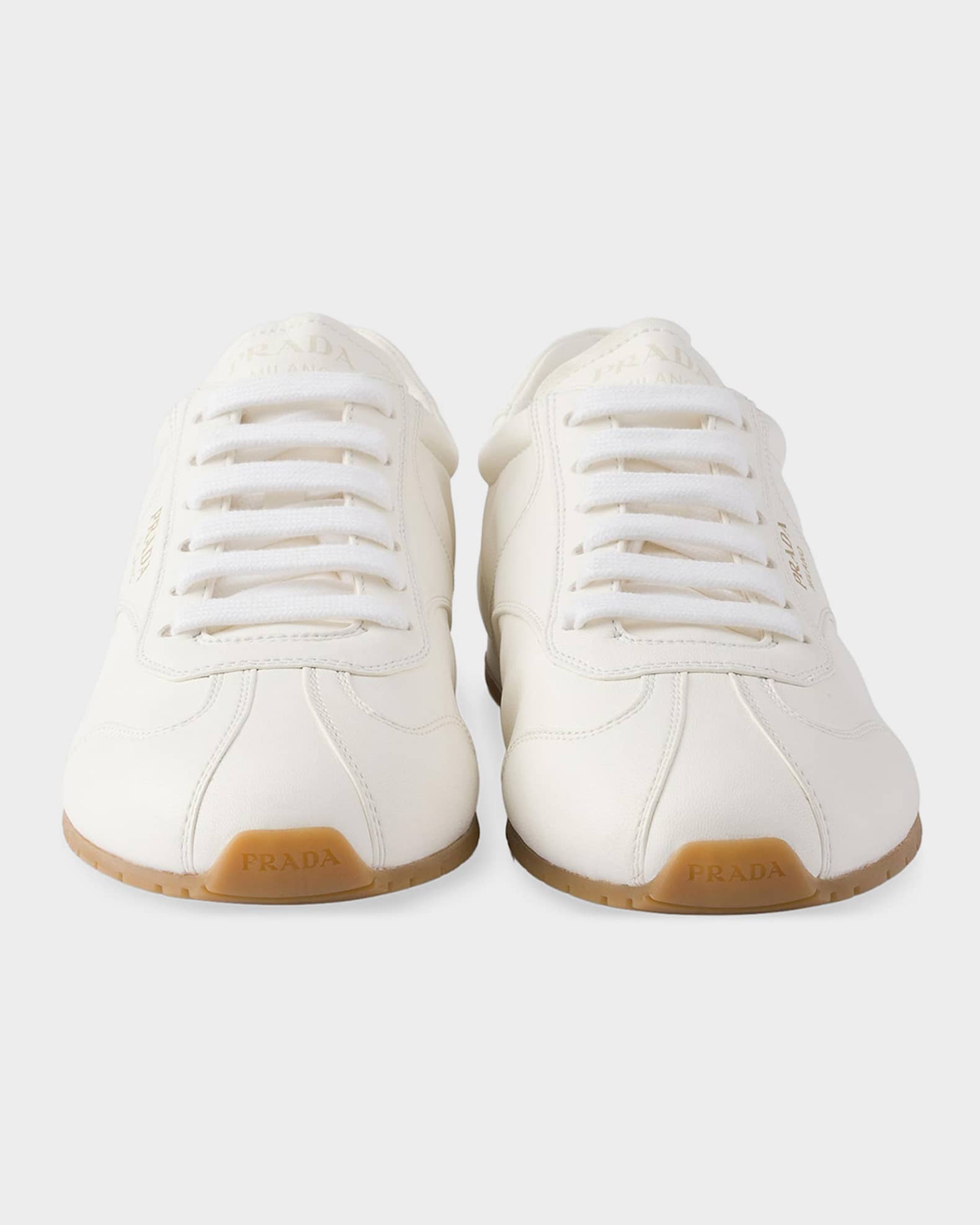 Prada Nappa Leather Sneakers | Neiman Marcus