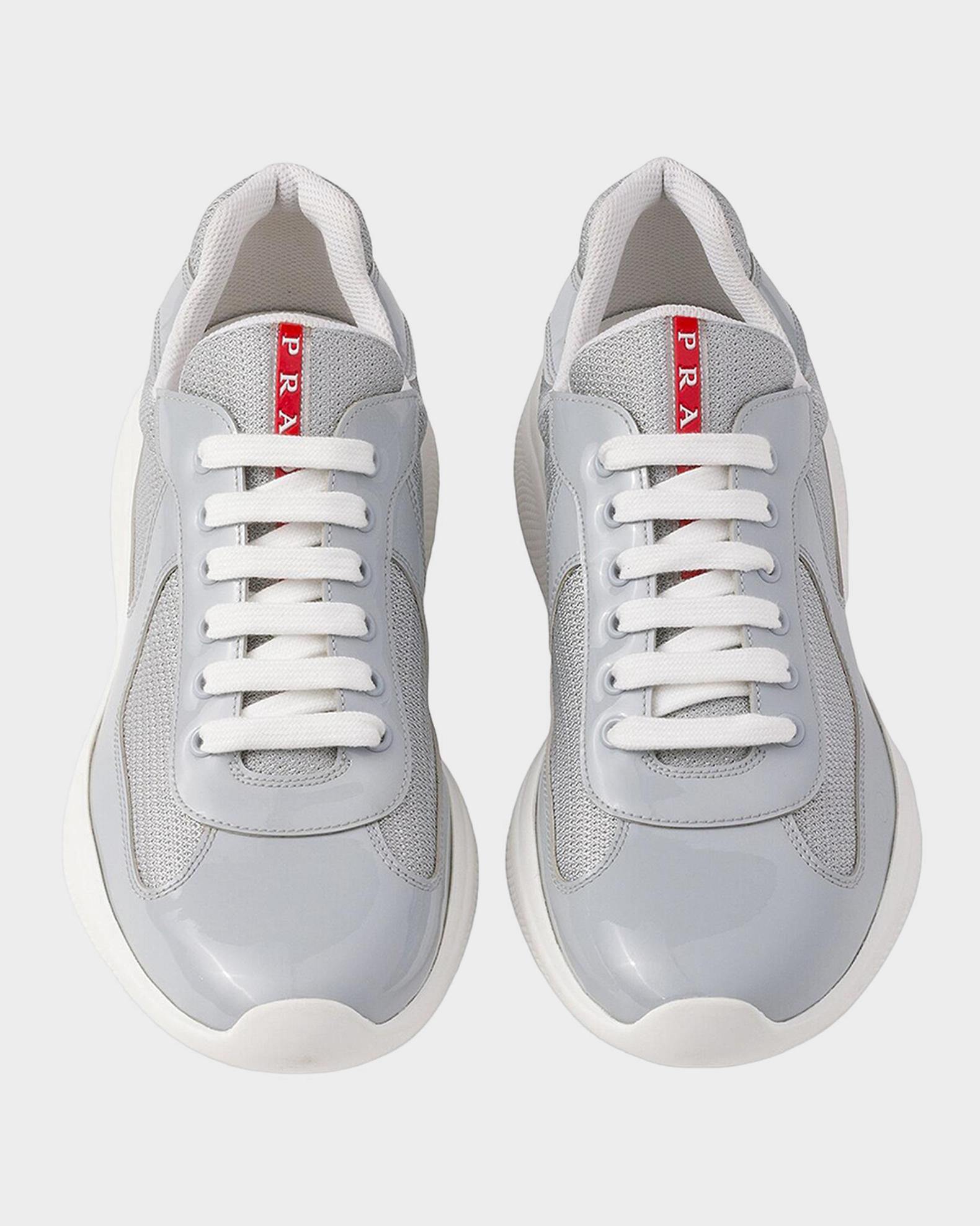 Prada Men's America's Cup Patent Leather & Technical Fabric