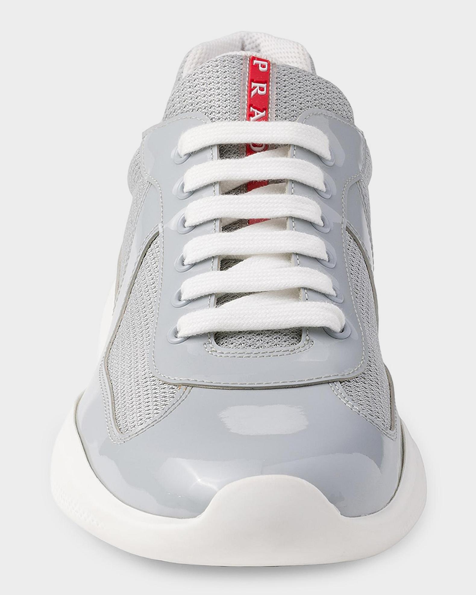 Prada Men's America's Cup Patent Leather & Technical Fabric