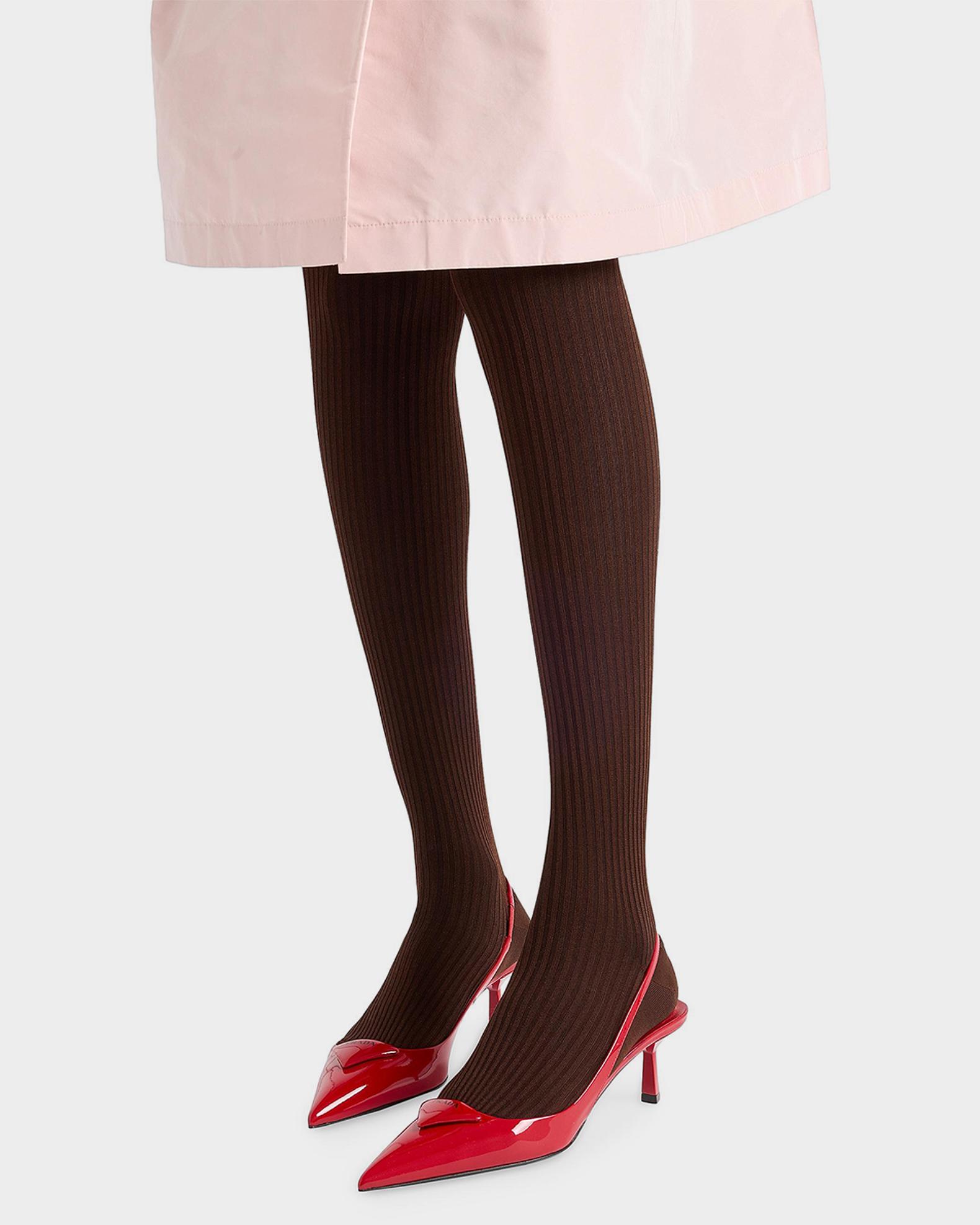 Prada 55mm Patent Leather Slingback Pumps | Neiman Marcus