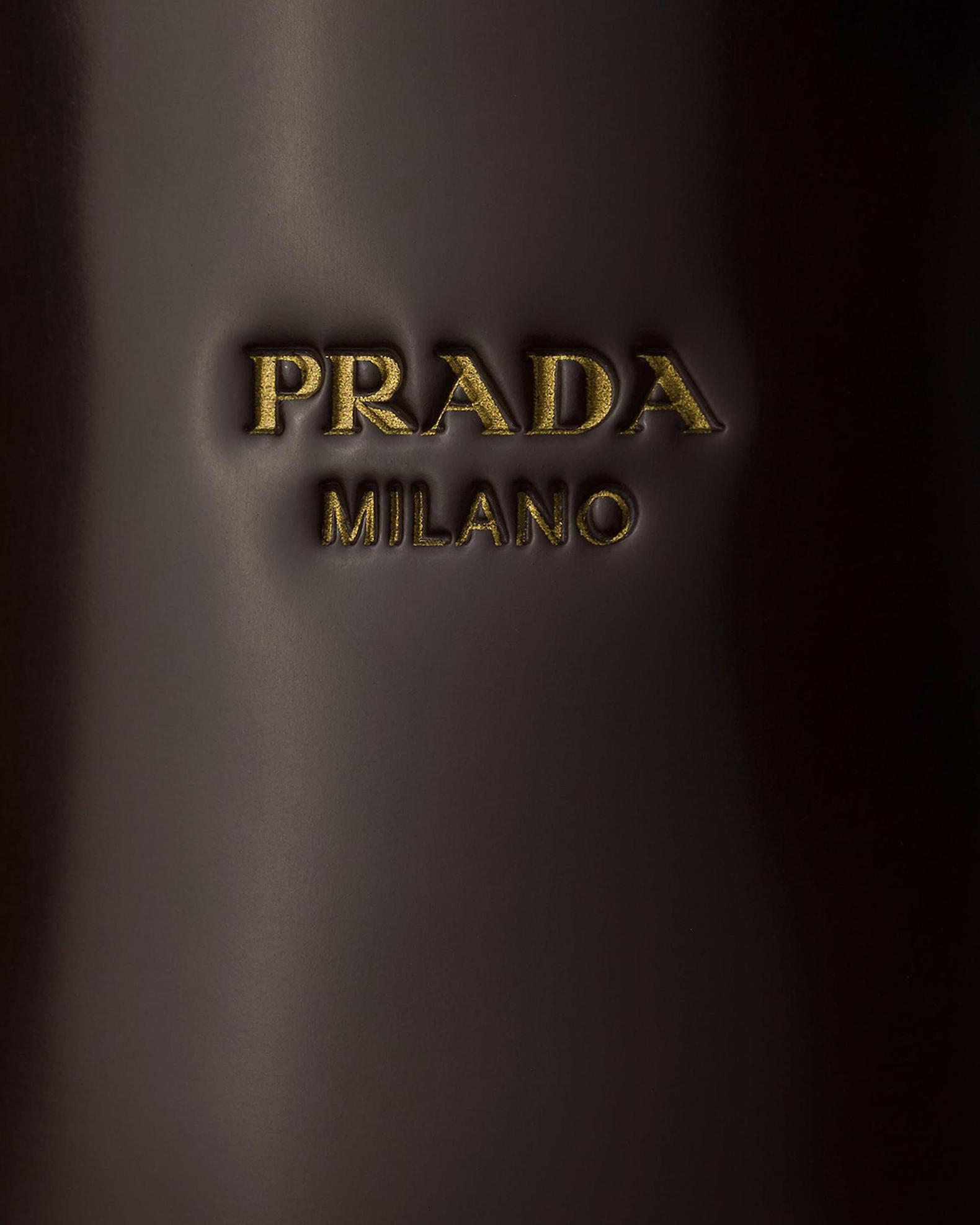 Prada Brushed Leather Mules | Neiman Marcus