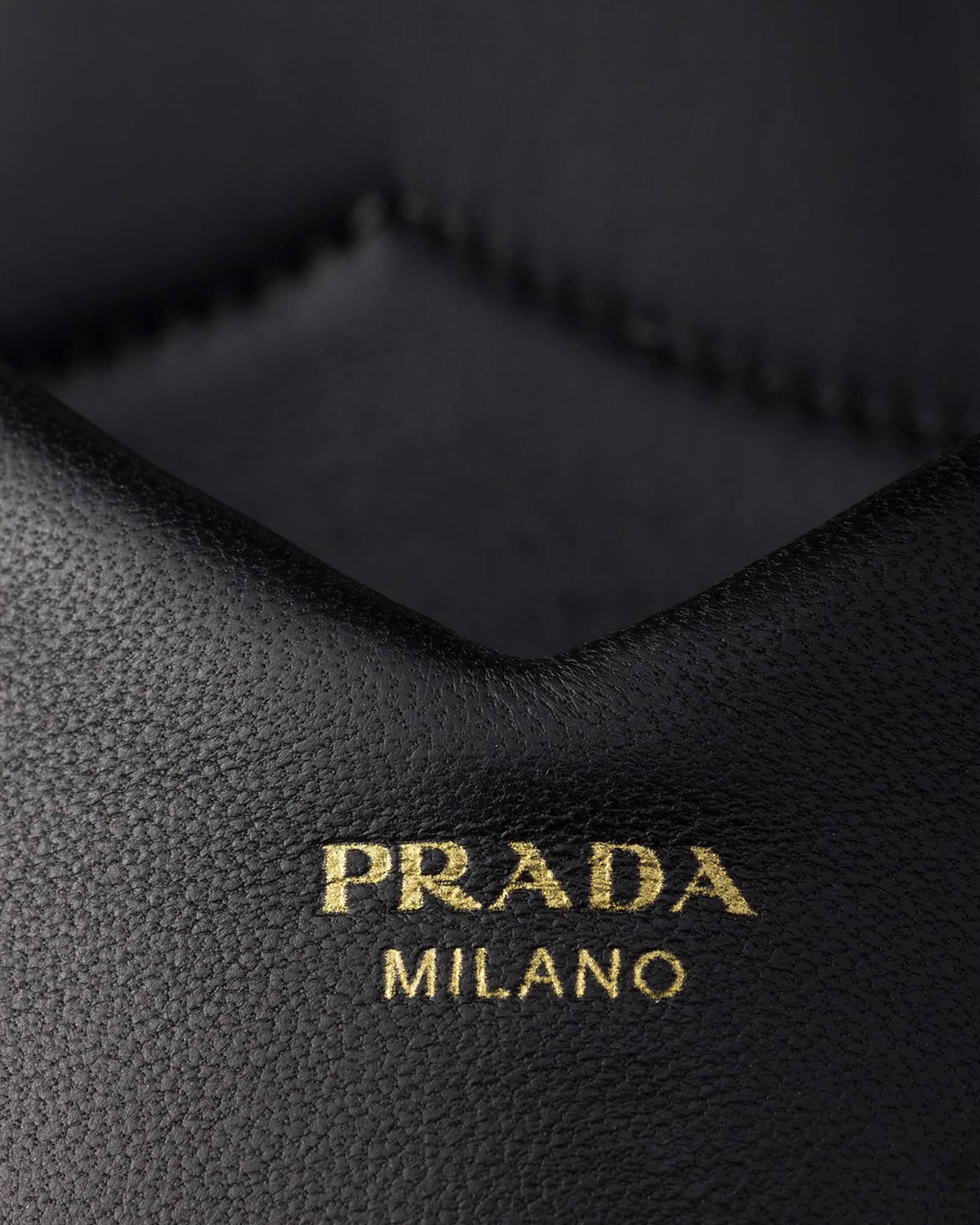 Prada 65mm Padded Nappa Leather Sandals | Neiman Marcus