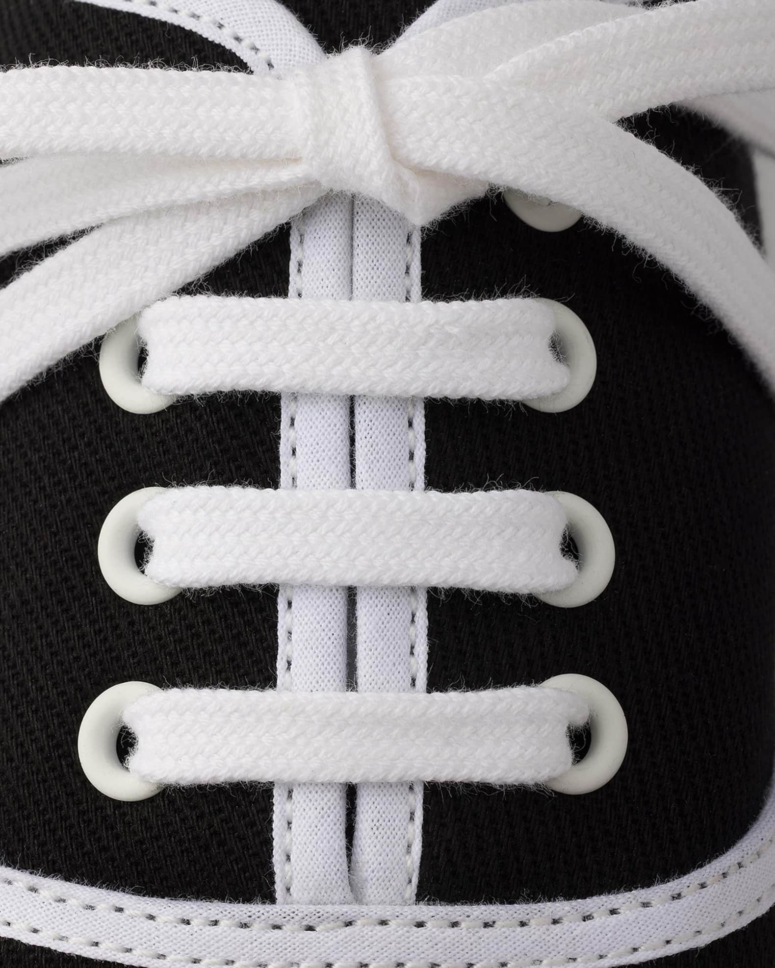 Prada Drill Fabric Low-Top Sneakers | Neiman Marcus