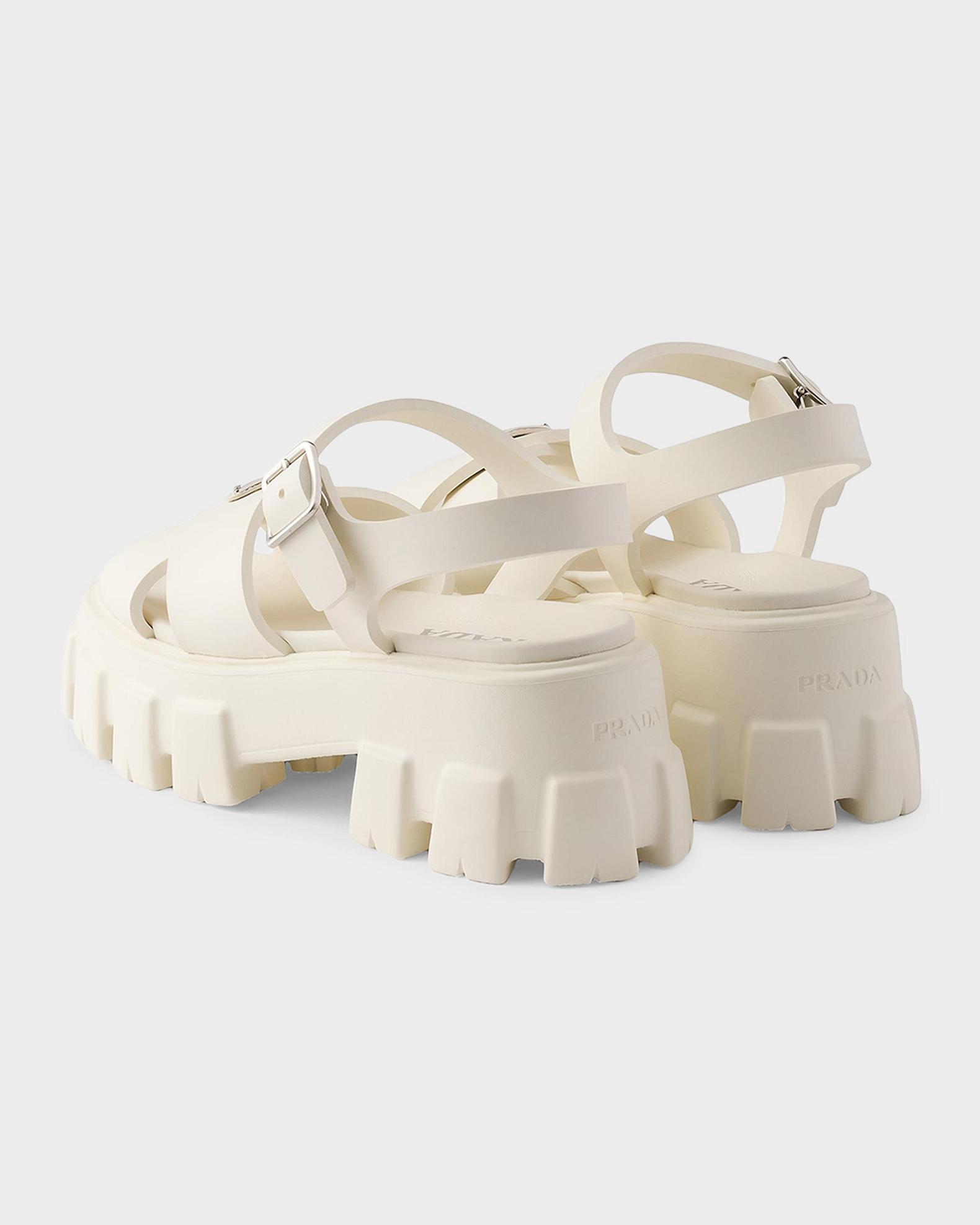Prada Monolith Rubber Sandals | Neiman Marcus