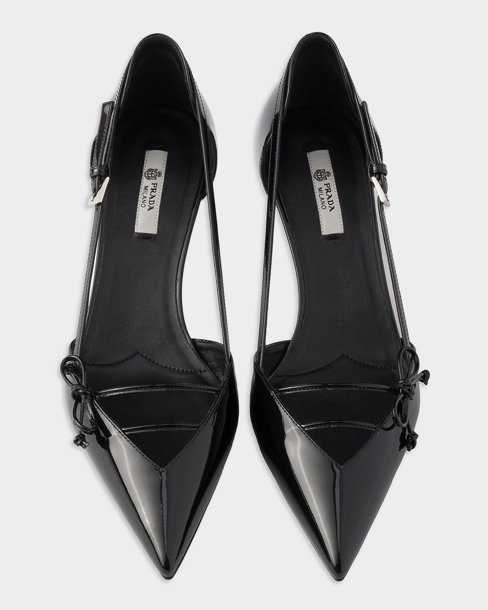 Open Side Patent Leather Pumps | Neiman Marcus