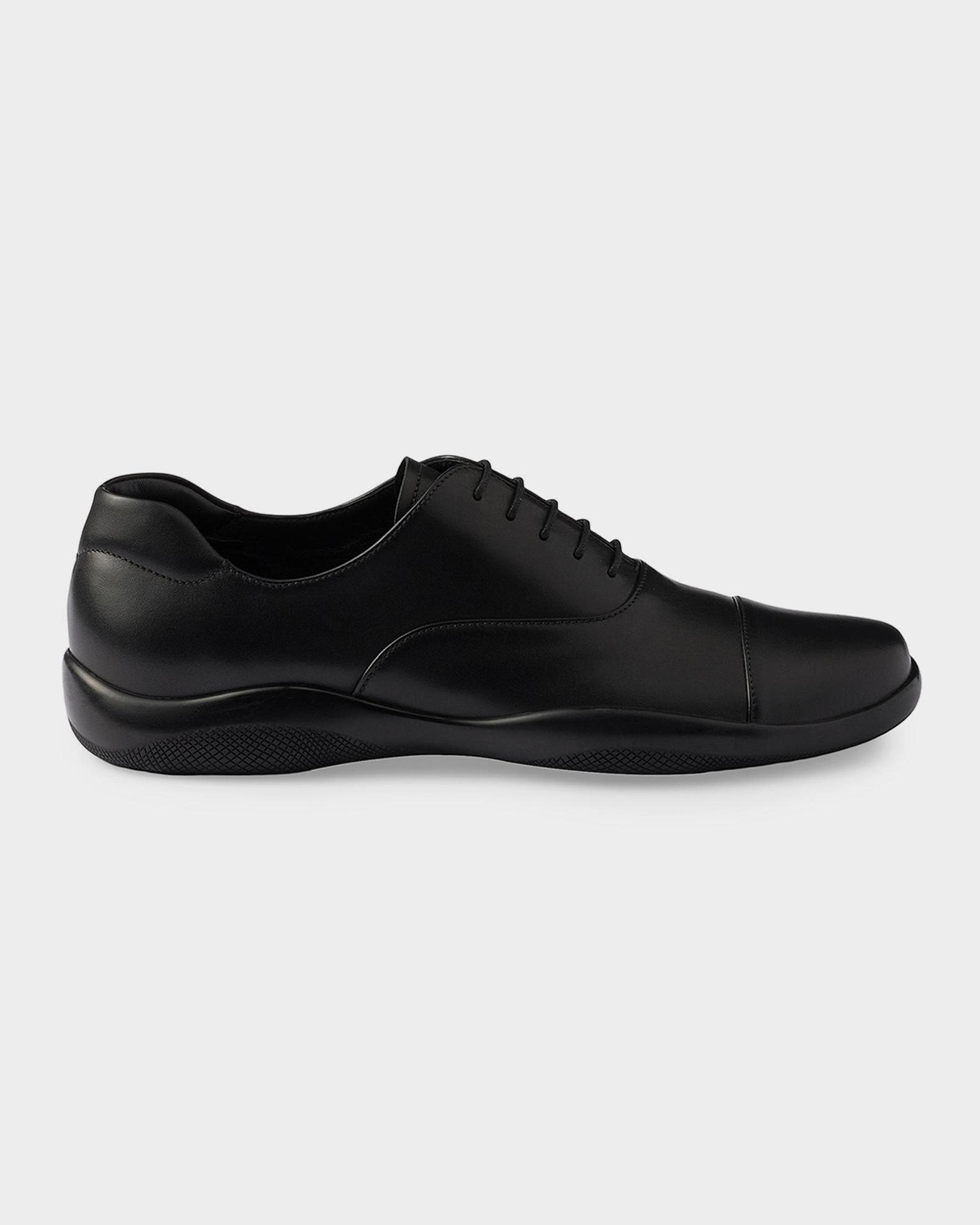 Prada Men's Toblach Laced Leather Shoes | Neiman Marcus