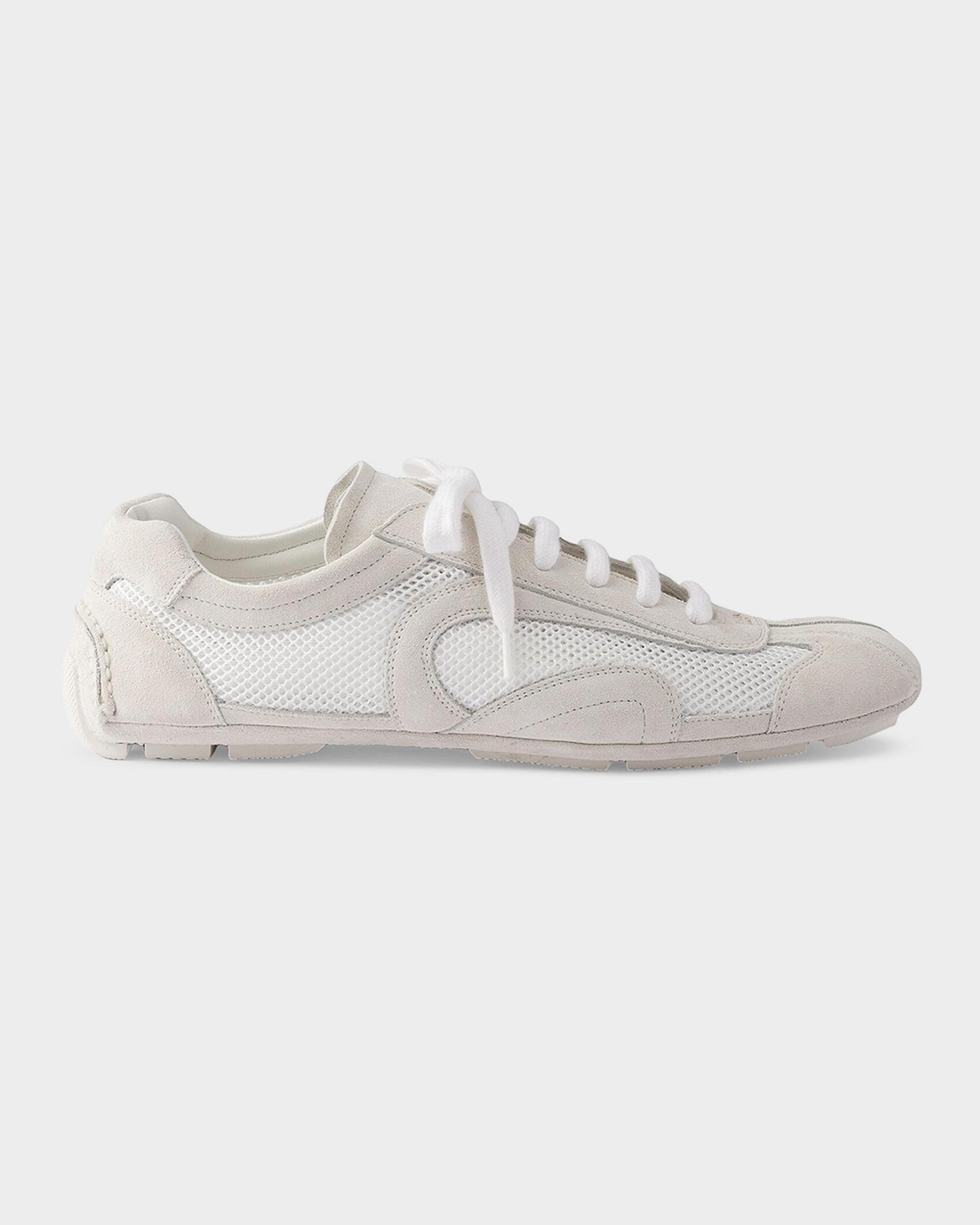Prada Montecarlo Re-Edition 2005 Suede & Mesh Sneakers  display picture 1
