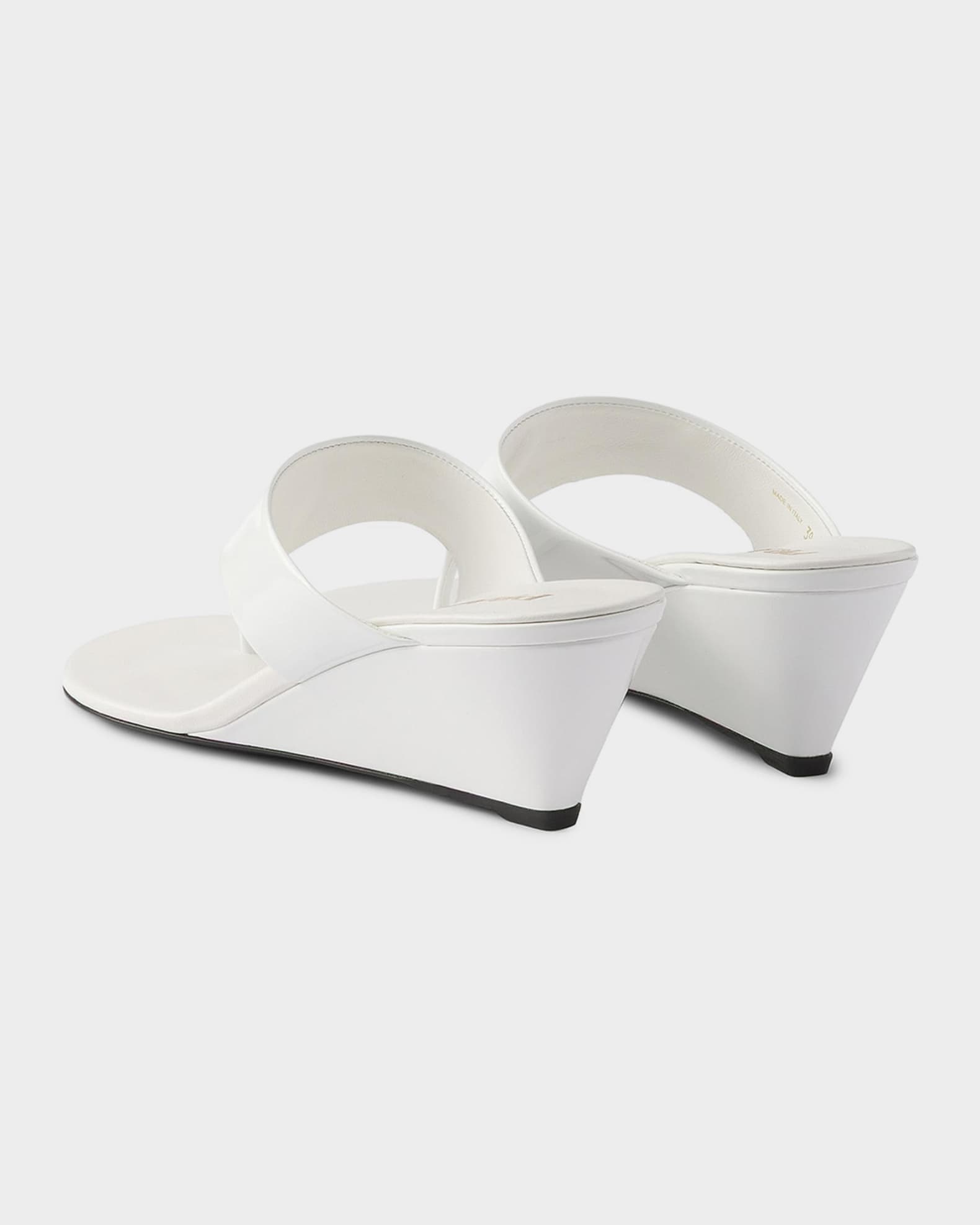 Prada Patent Leather Thong Sandals | Neiman Marcus