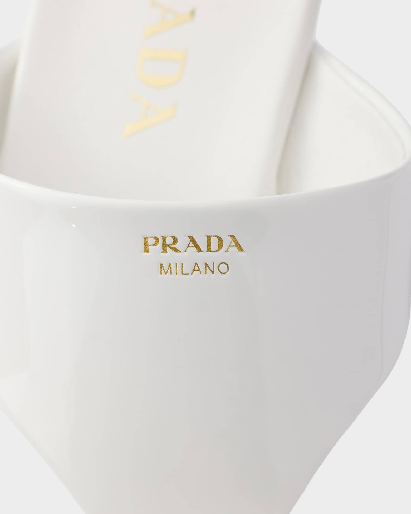 Prada Patent Leather Thong Sandals | Neiman Marcus