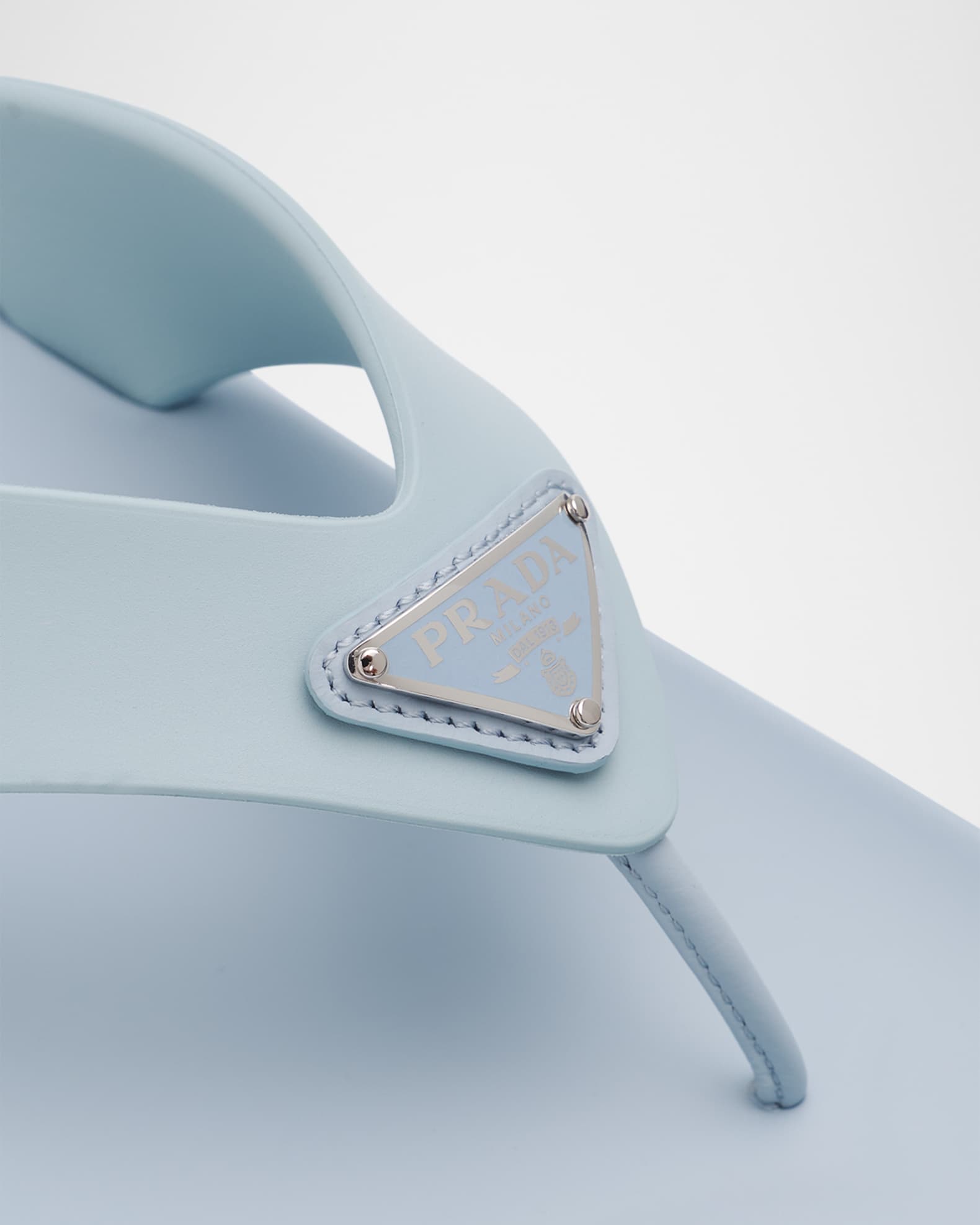 Prada Rubber Thong Sandals | Neiman Marcus