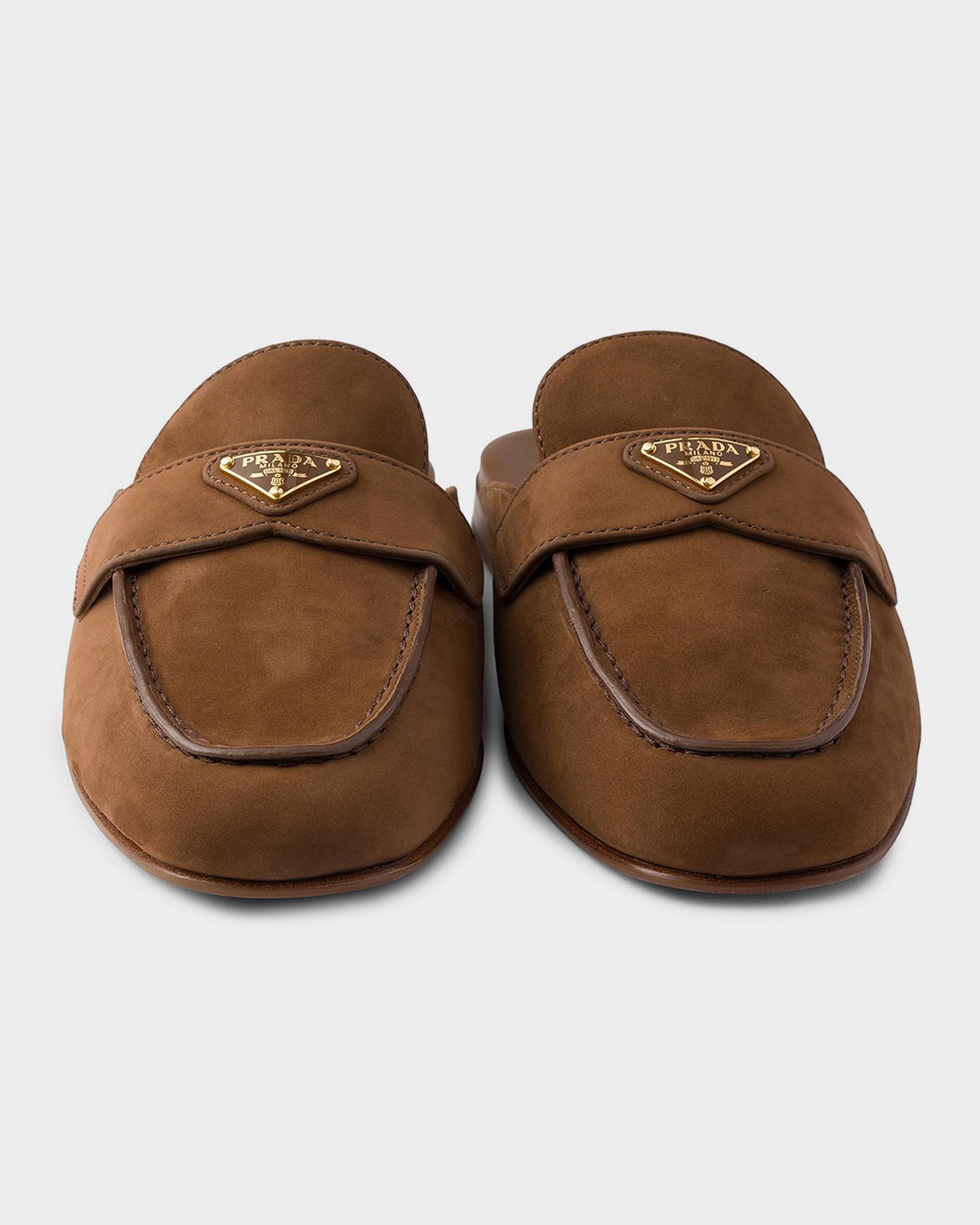 PRADA ミュール Prada Nubuck Leather Sabot Mules | Neiman Marcus