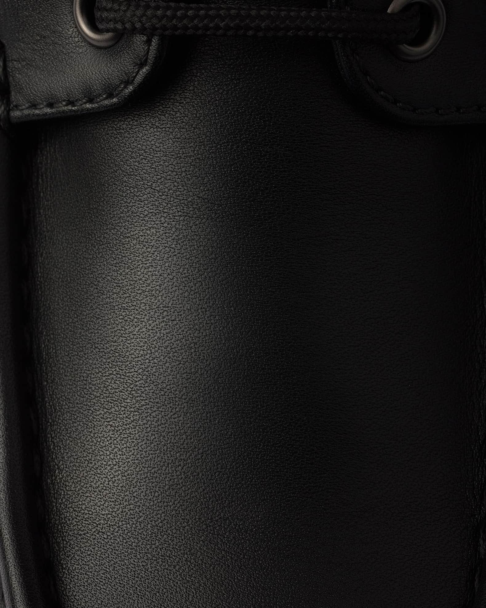 Prada Men's Laced Leather Ankle Boots | Neiman Marcus