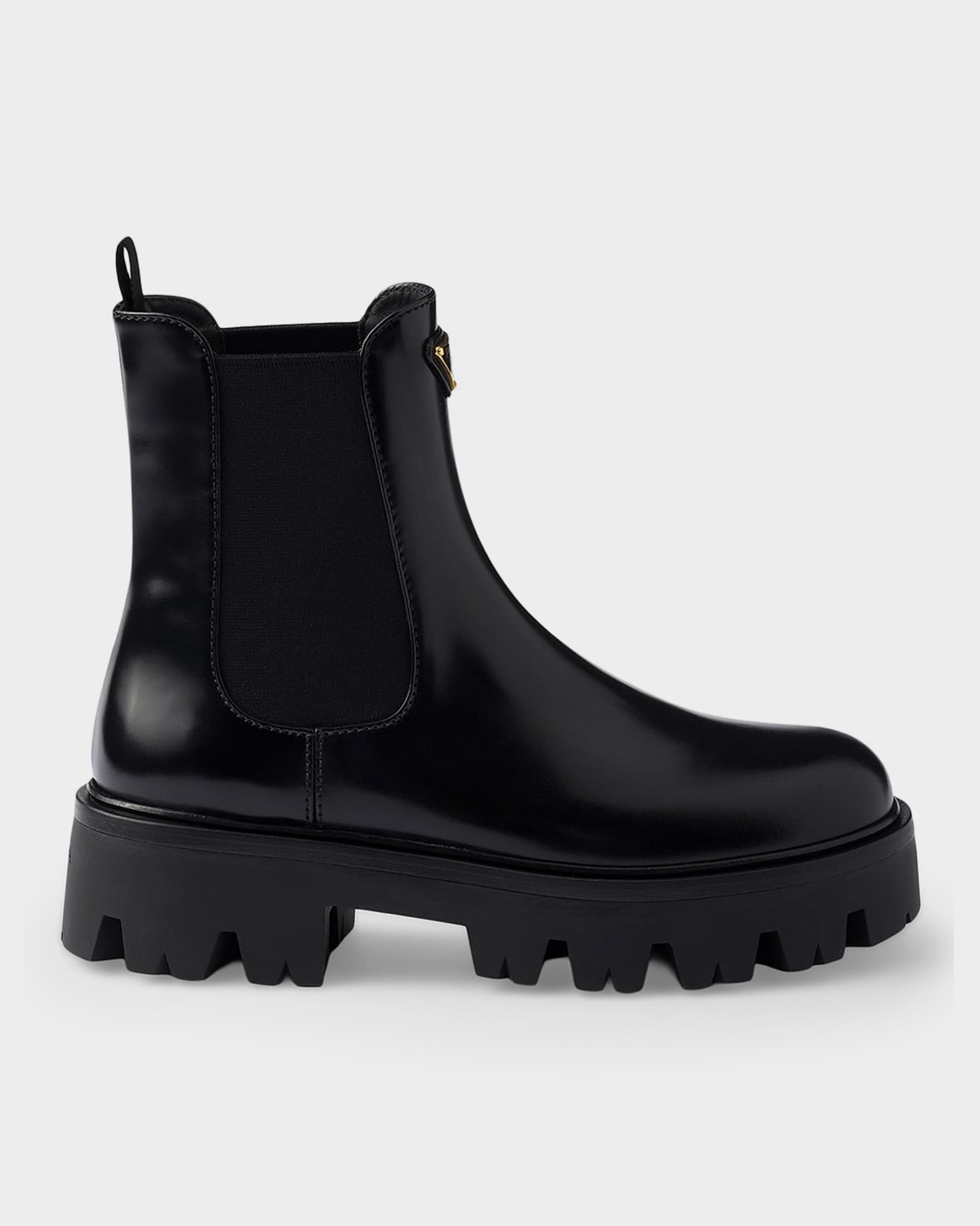 靴 PRADA Prada Brushed Leather Chelsea Boots | Neiman Marcus
