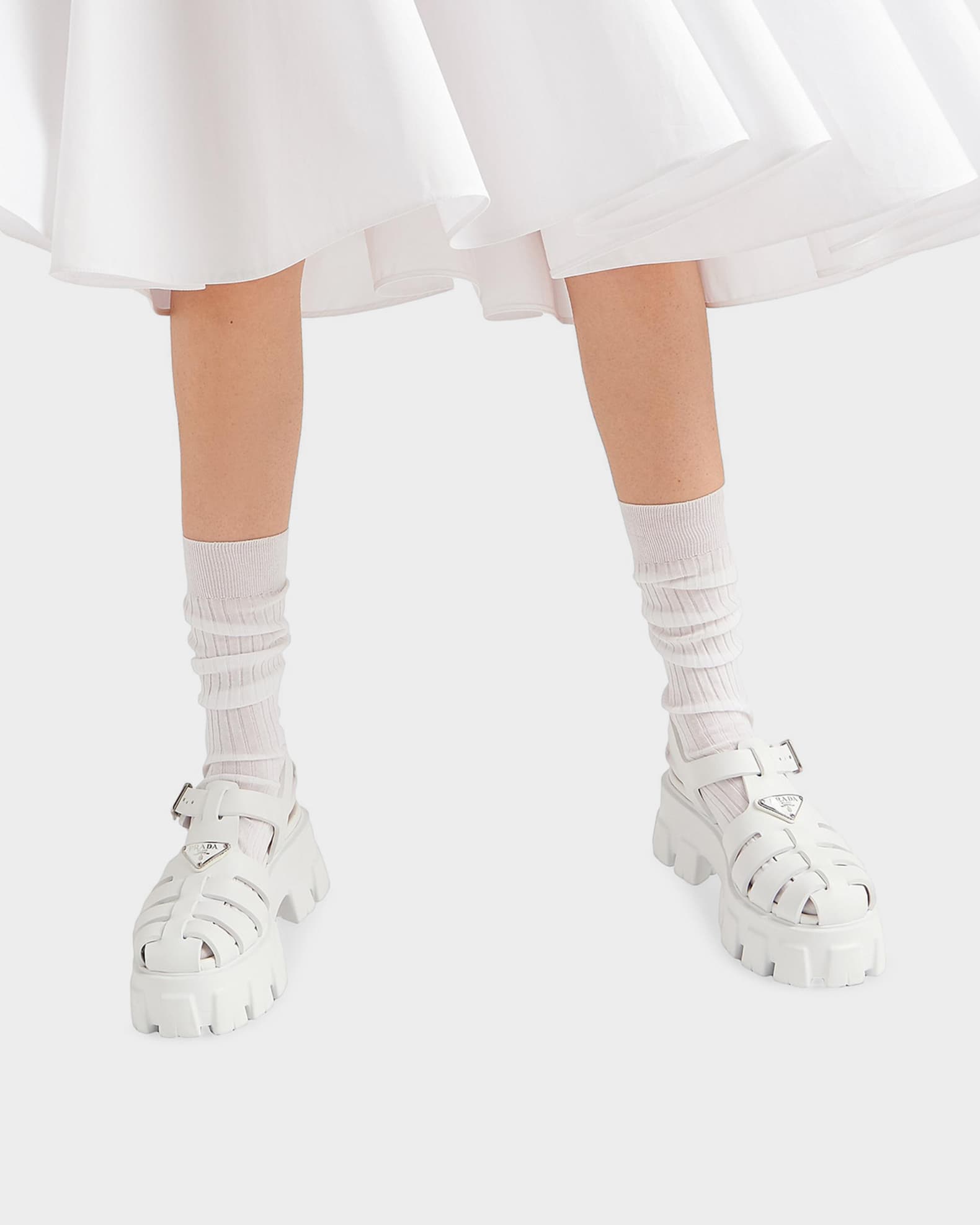Prada Foam Rubber Sandals | Neiman Marcus