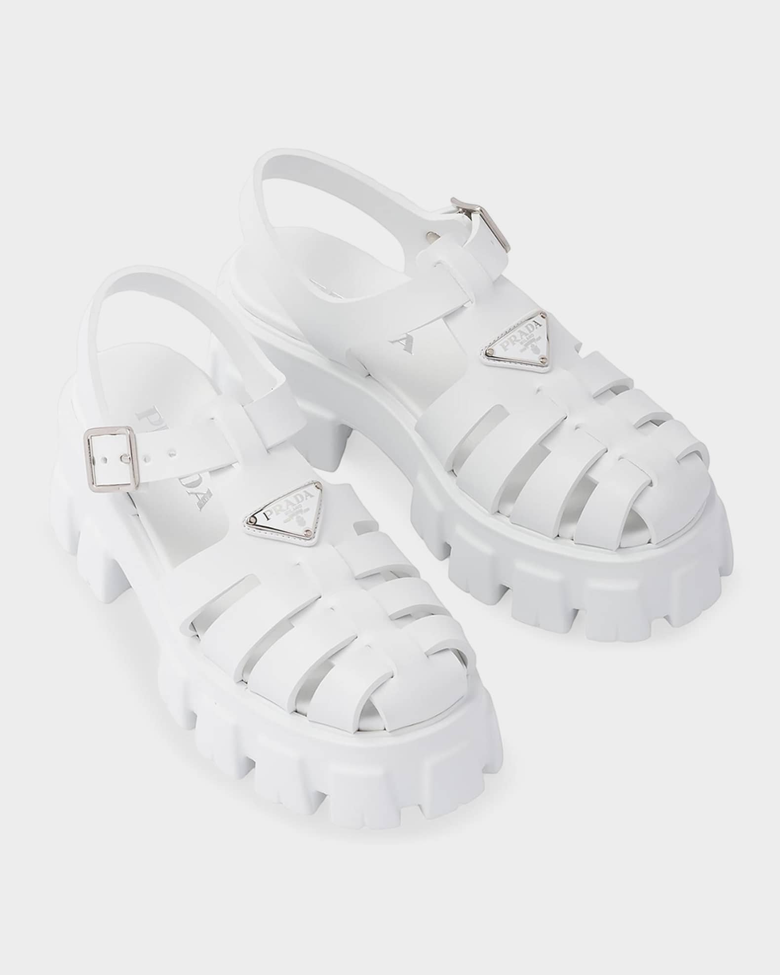Prada Foam Rubber Sandals | Neiman Marcus