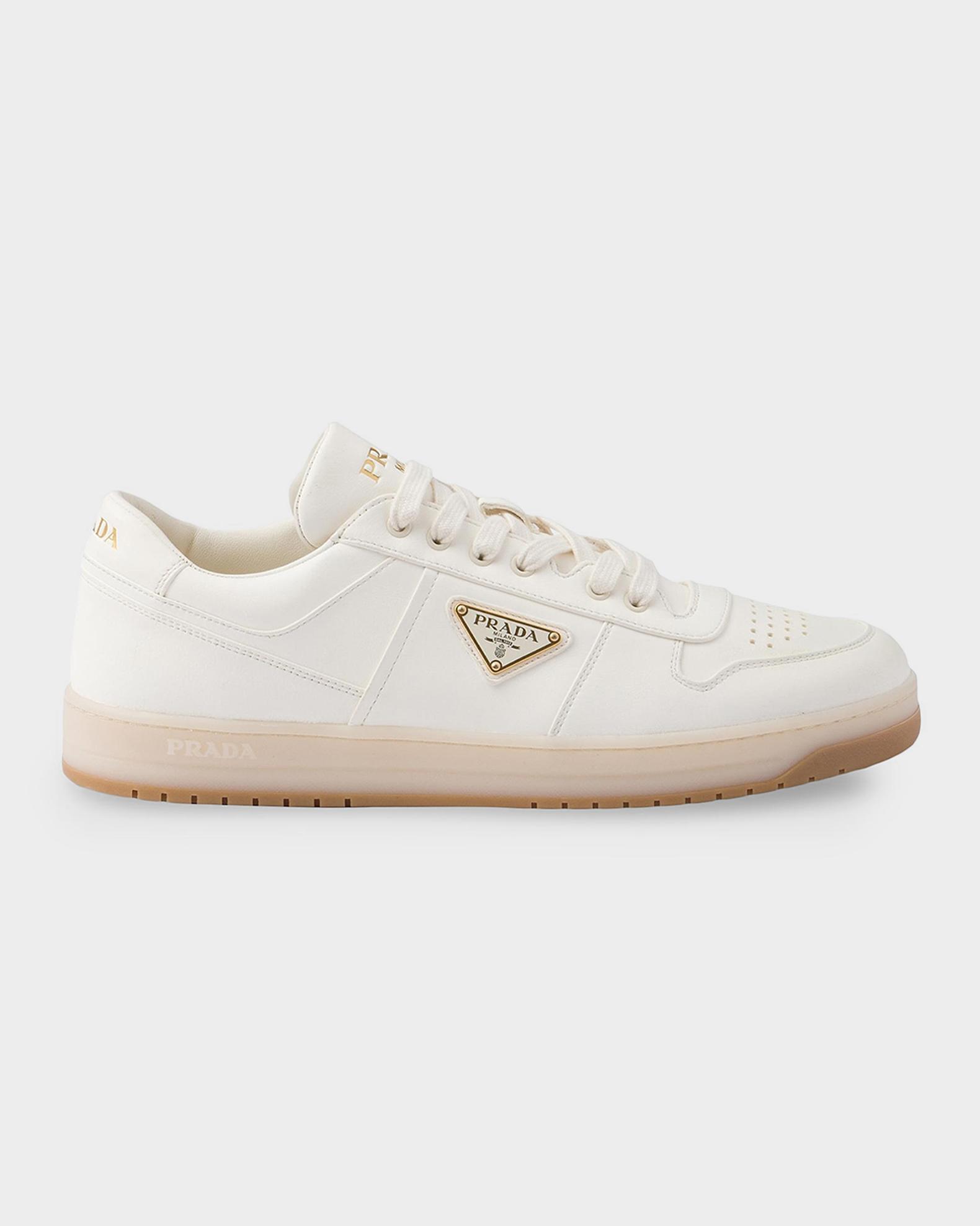 Prada Men's Downtown Nappa Leather Sneakers | Neiman Marcus