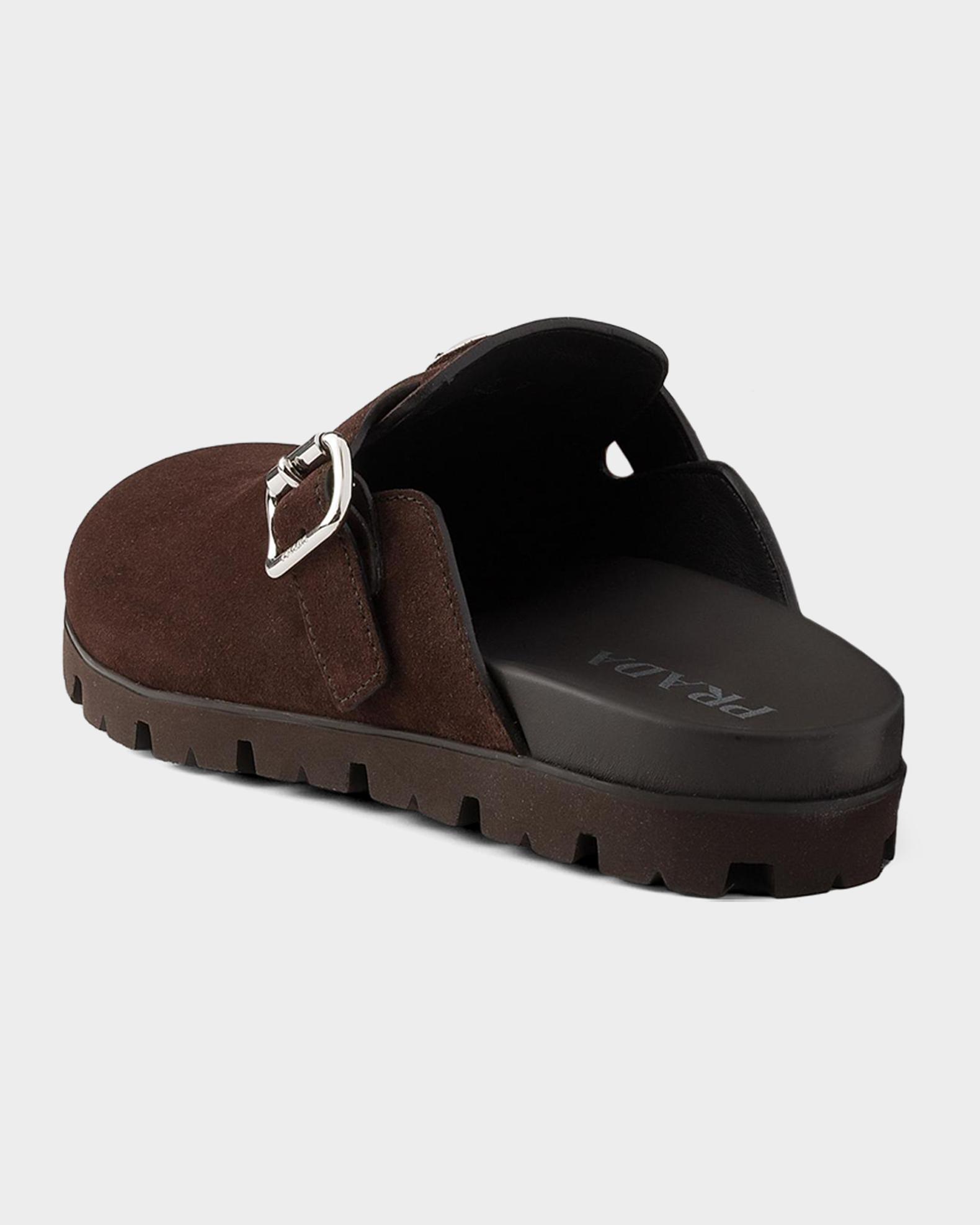New Prada Suede slippers 6 $950 Prada Suede & Shearling Slippers | Neiman Marcus main image 2