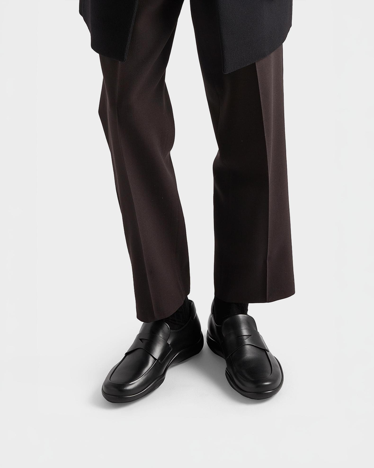 Prada Men's Toblach Leather Loafers | Neiman Marcus