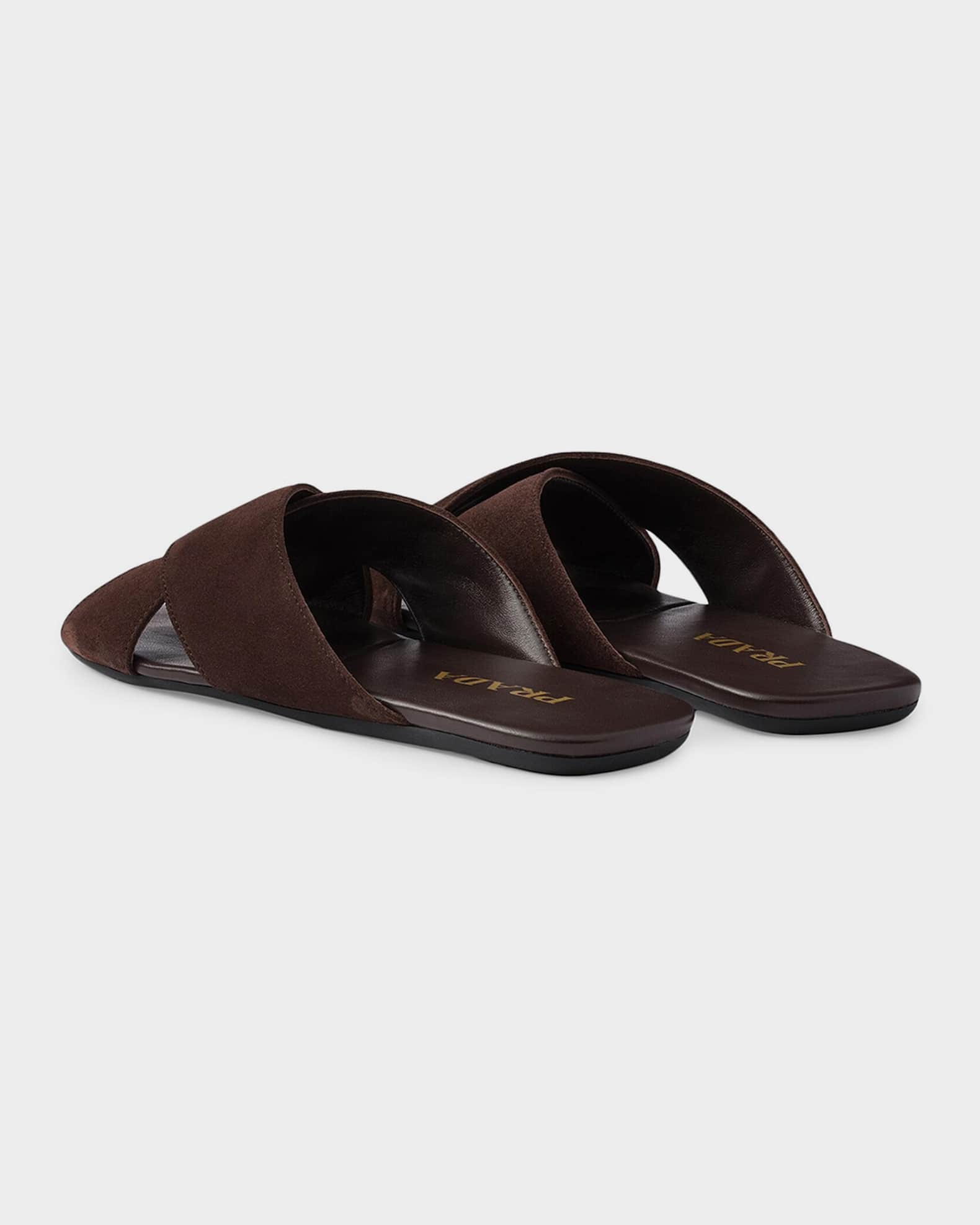 Prada Suede Slides | Neiman Marcus