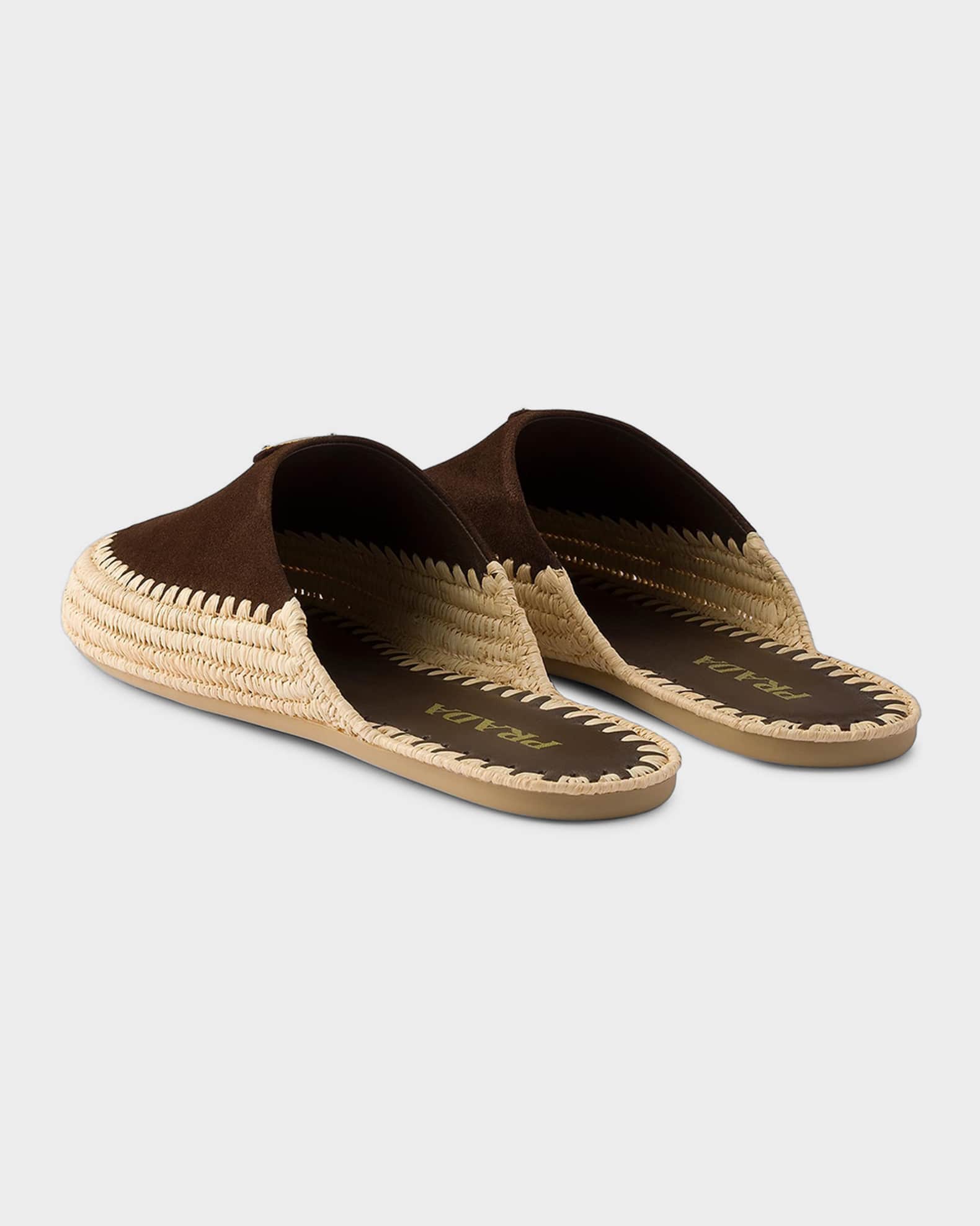 archive PRADA Suede Mulesスウェード ミュール パンプス Prada Suede Mules | Neiman Marcus
