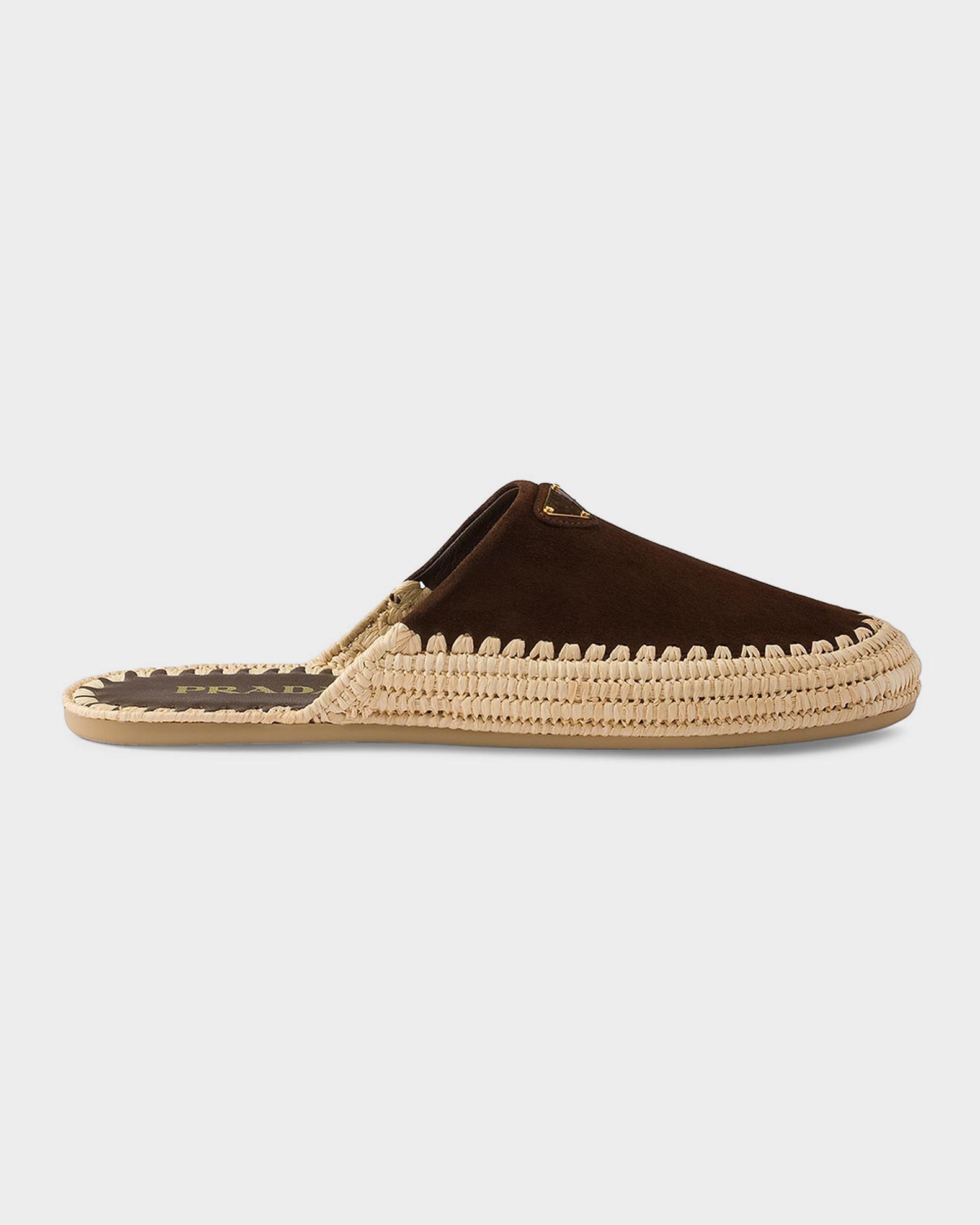 archive PRADA Suede Mulesスウェード ミュール パンプス Prada Suede Mules | Neiman Marcus