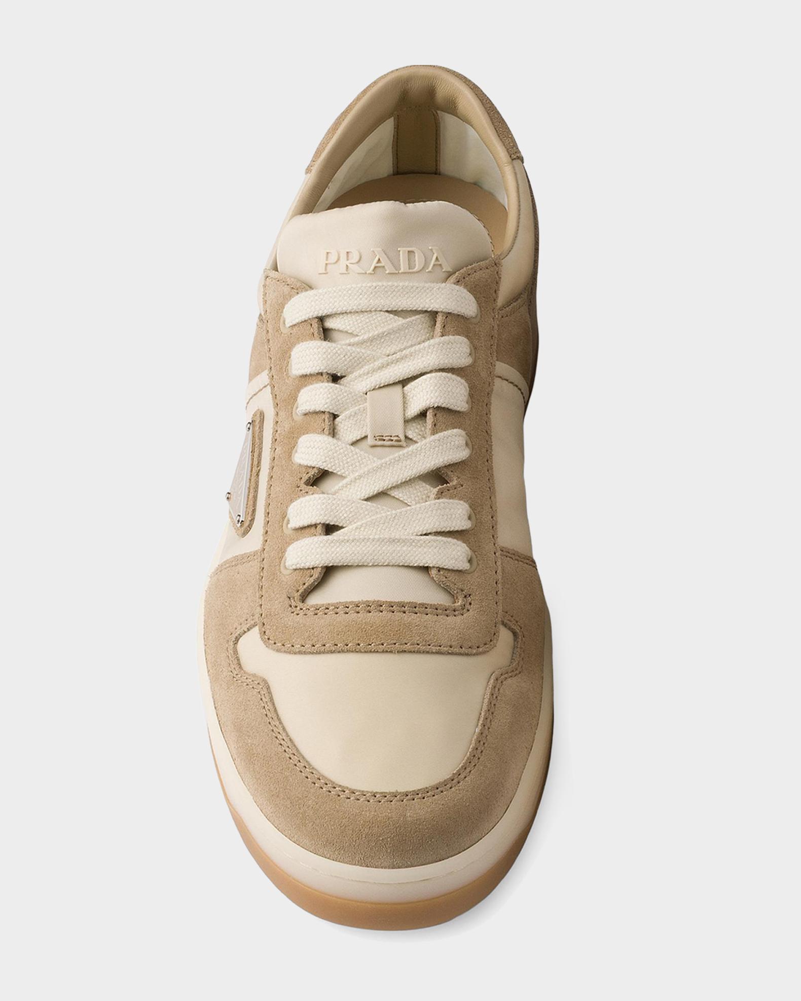 Prada Men's Downtown Re-Nylon & Suede Low-Top Sneakers | Neiman Marcus