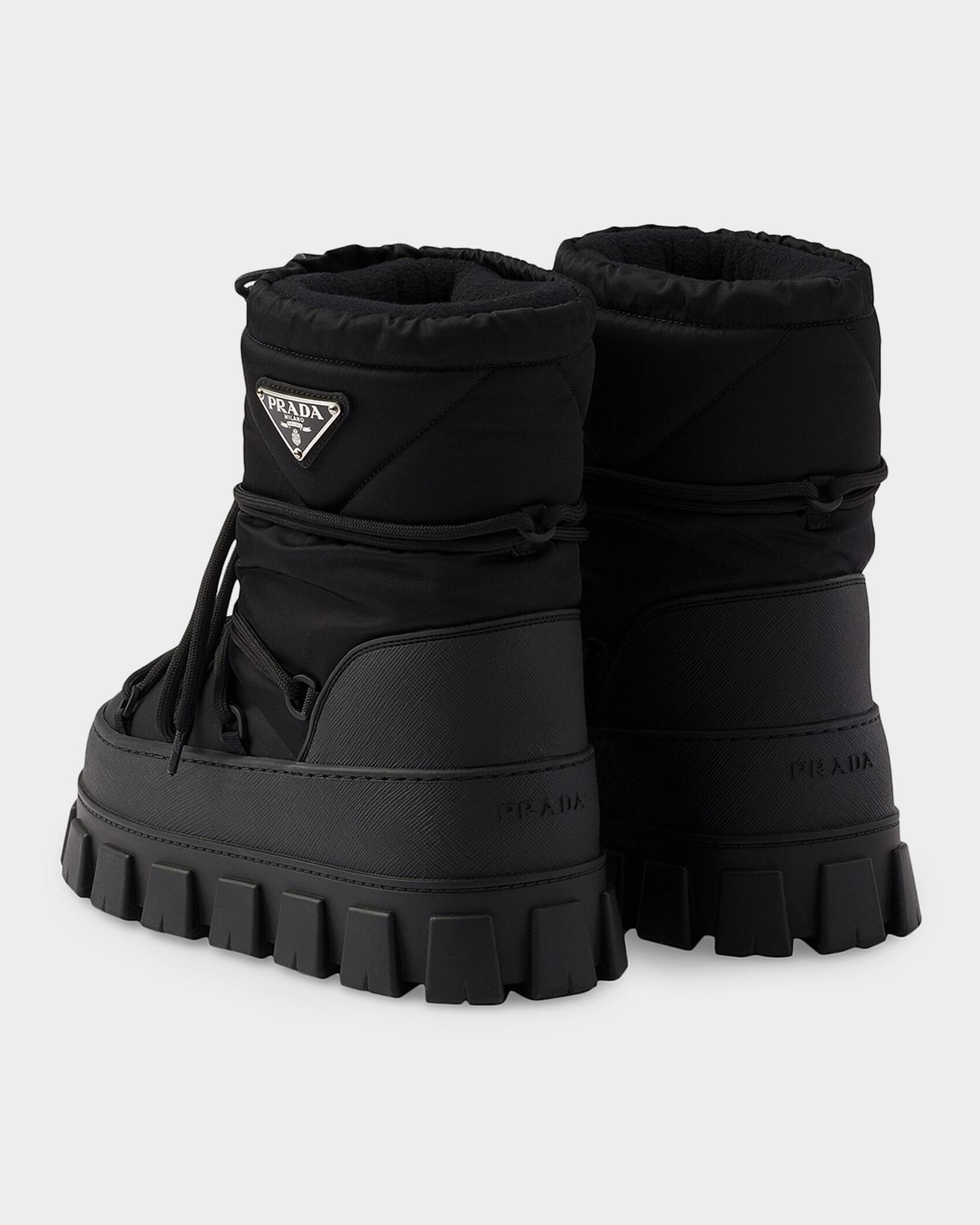 Prada Re-Nylon Gabardine Apres-Ski Boots | Neiman Marcus