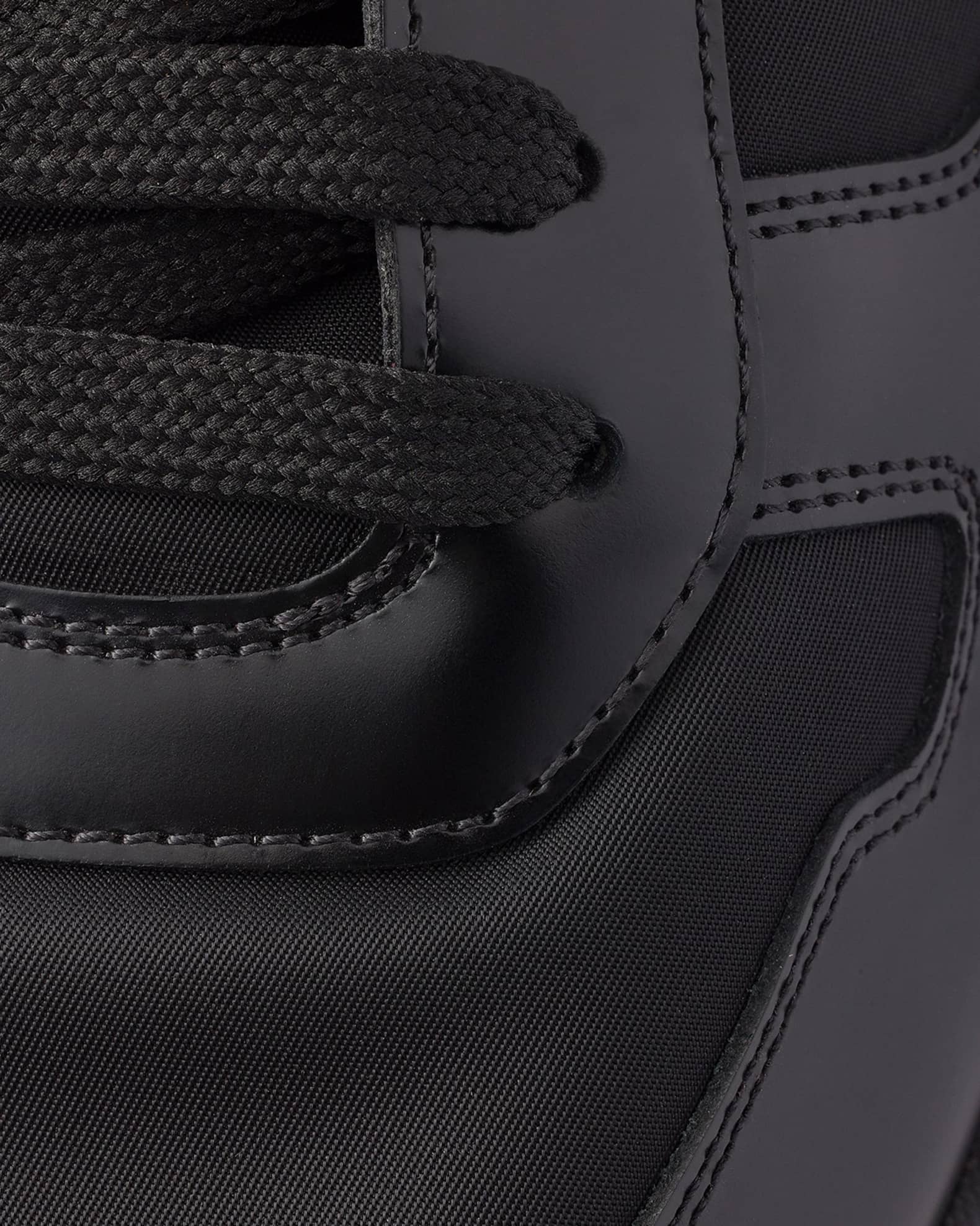 Prada Men's Prax 2.0 Re-Nylon & Leather Low-Top Sneakers | Neiman